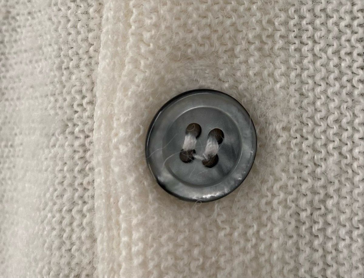 Lacoste 80’s Izod Lacoste White Knit Cardigan Sweater Mens Medium Size US M / EU 48-50 / 2 - 3 Thumbnail