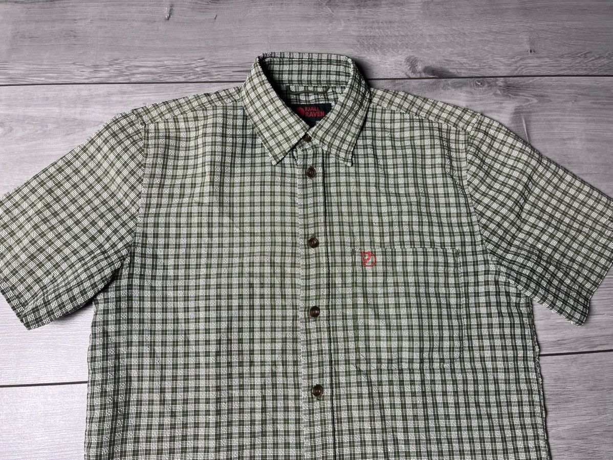 Fjallraven Fjallraven shirt check green white short sleeve equipment Size US M / EU 48-50 / 2 - 3 Thumbnail