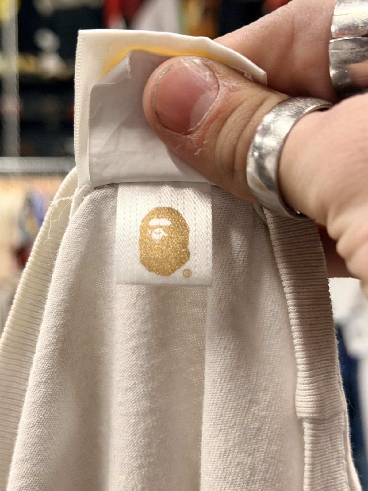 Bape Baoe Zipper Logo T-Shirt Size US L / EU 52-54 / 3 - 6 Thumbnail