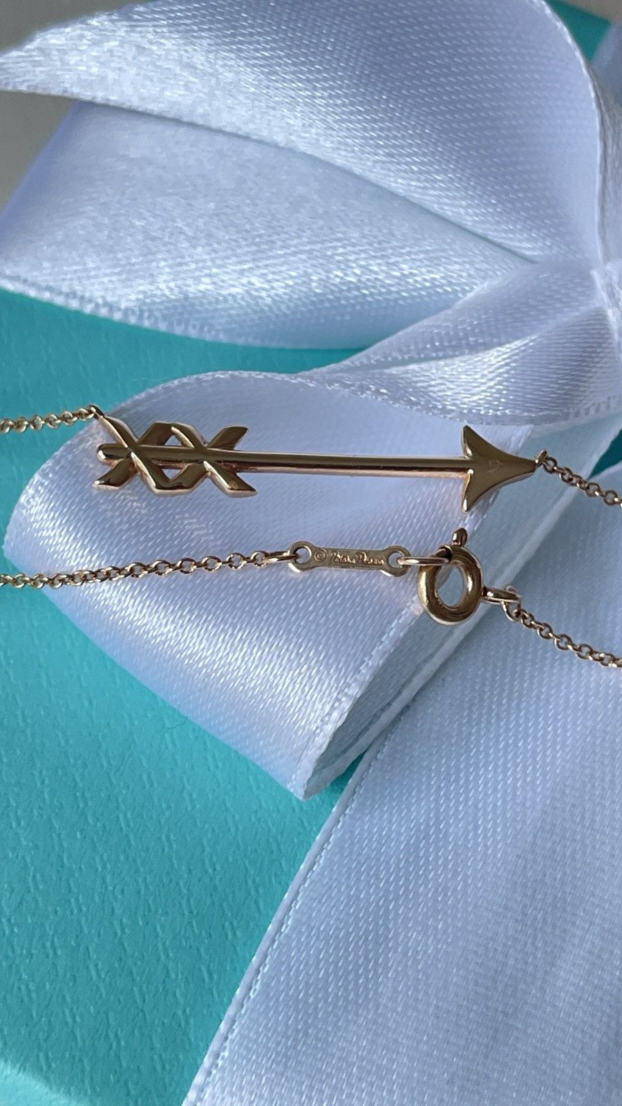 Tiffany & Co. Tiffany & Co Paloma Picasso RG Arrow Pendant 18” NEW $5,500 Size ONE SIZE - 9 Thumbnail