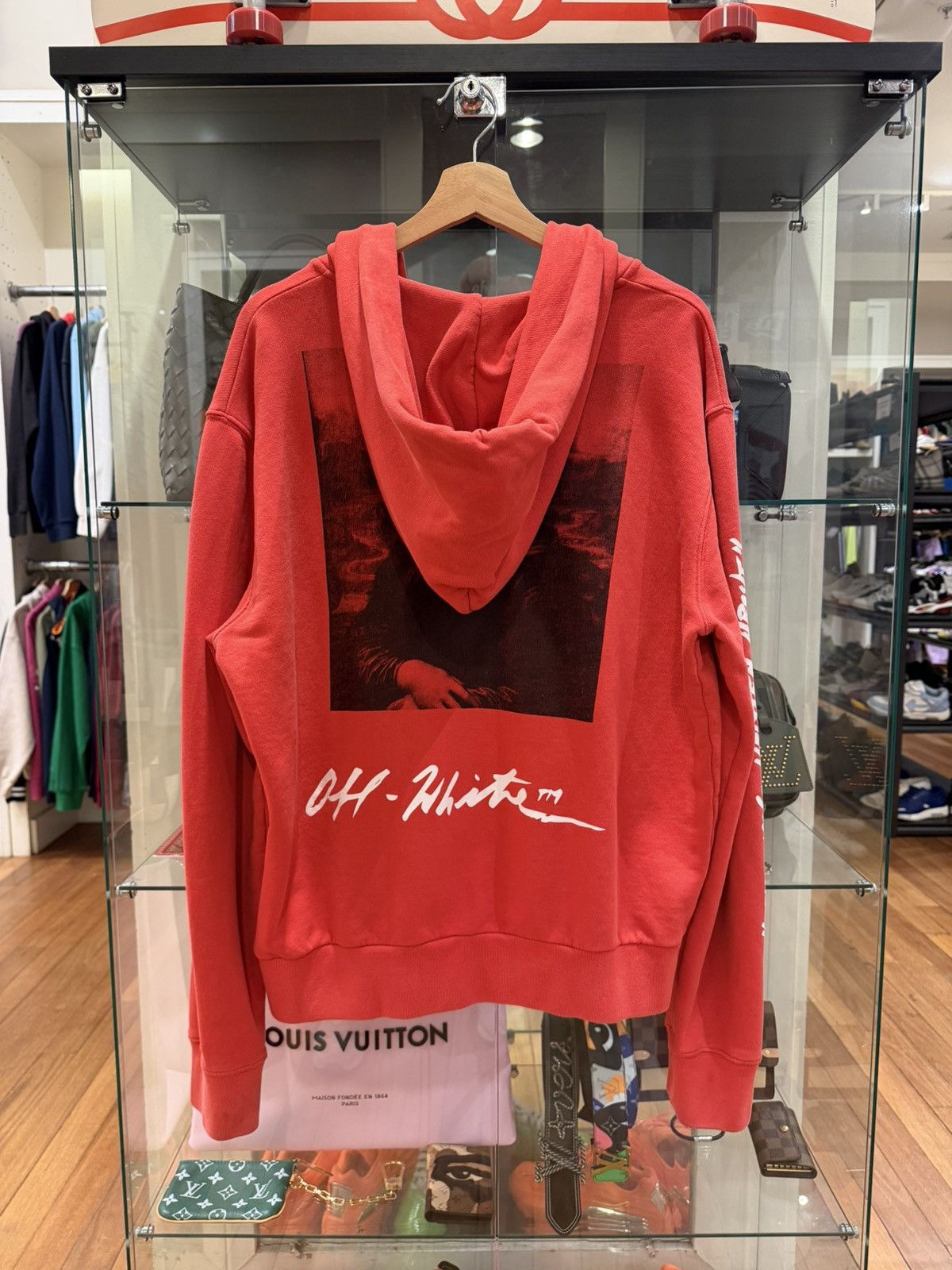 Off-White Off White Monalisa Graphic Full Zip Hoodie Size US XL / EU 56 / 4 - 2 Thumbnail