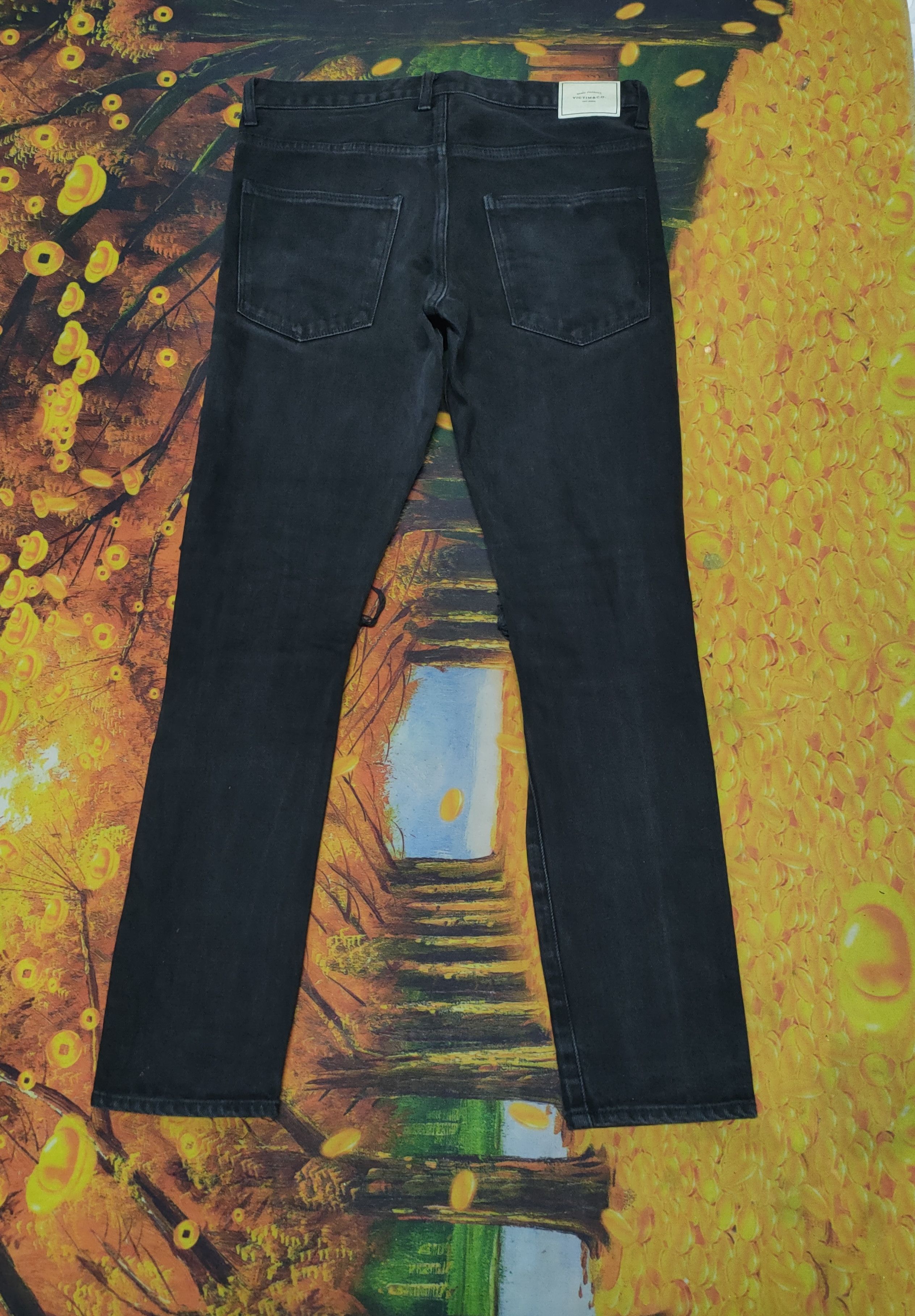 Japanese Brand authentic VICTIM & CO Skinny jeans Size US 31 - 2 Thumbnail