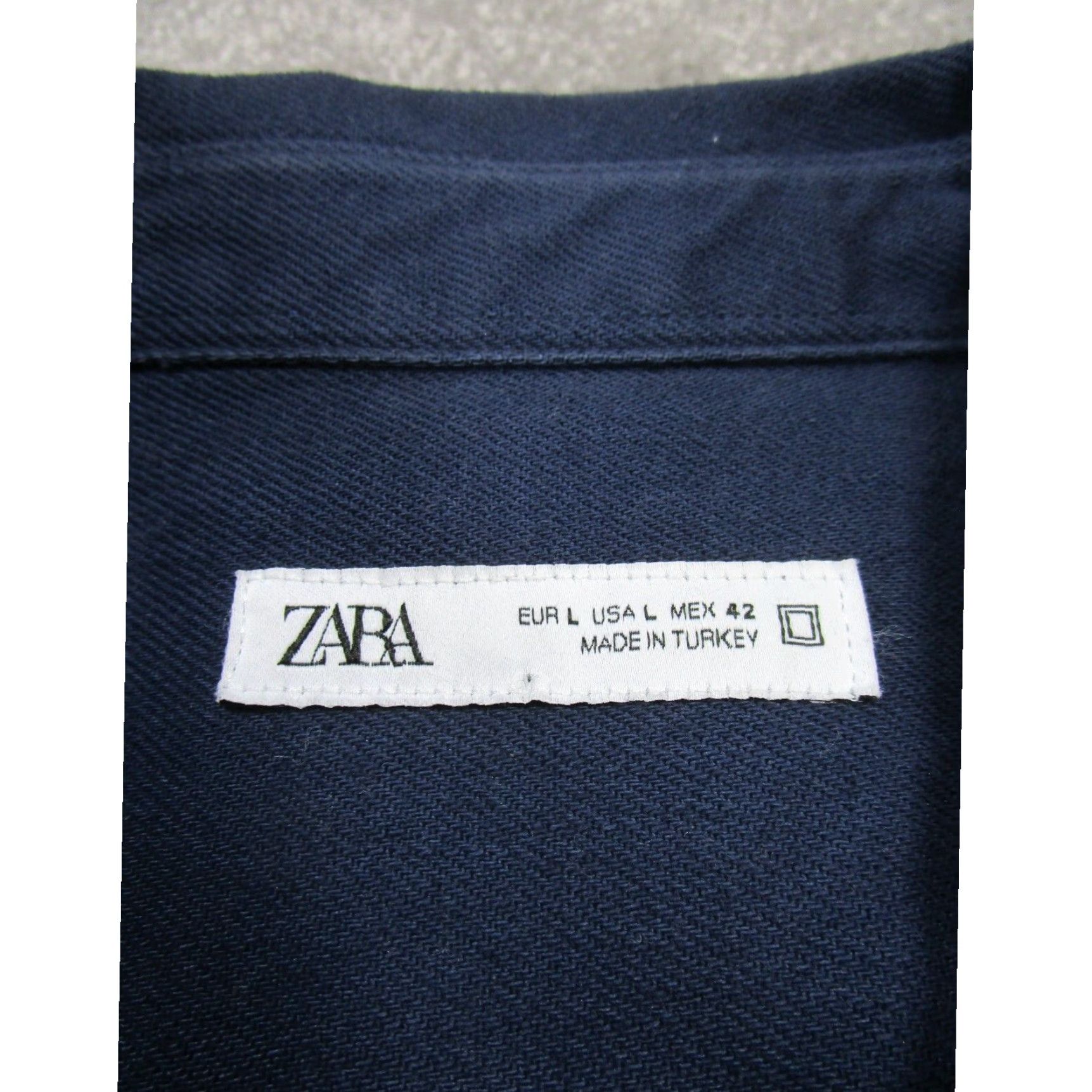 Zara Zara Mens Large Flannel Shirt Extra Large XL Cotton Button Up Size US L / EU 52-54 / 3 - 5 Thumbnail
