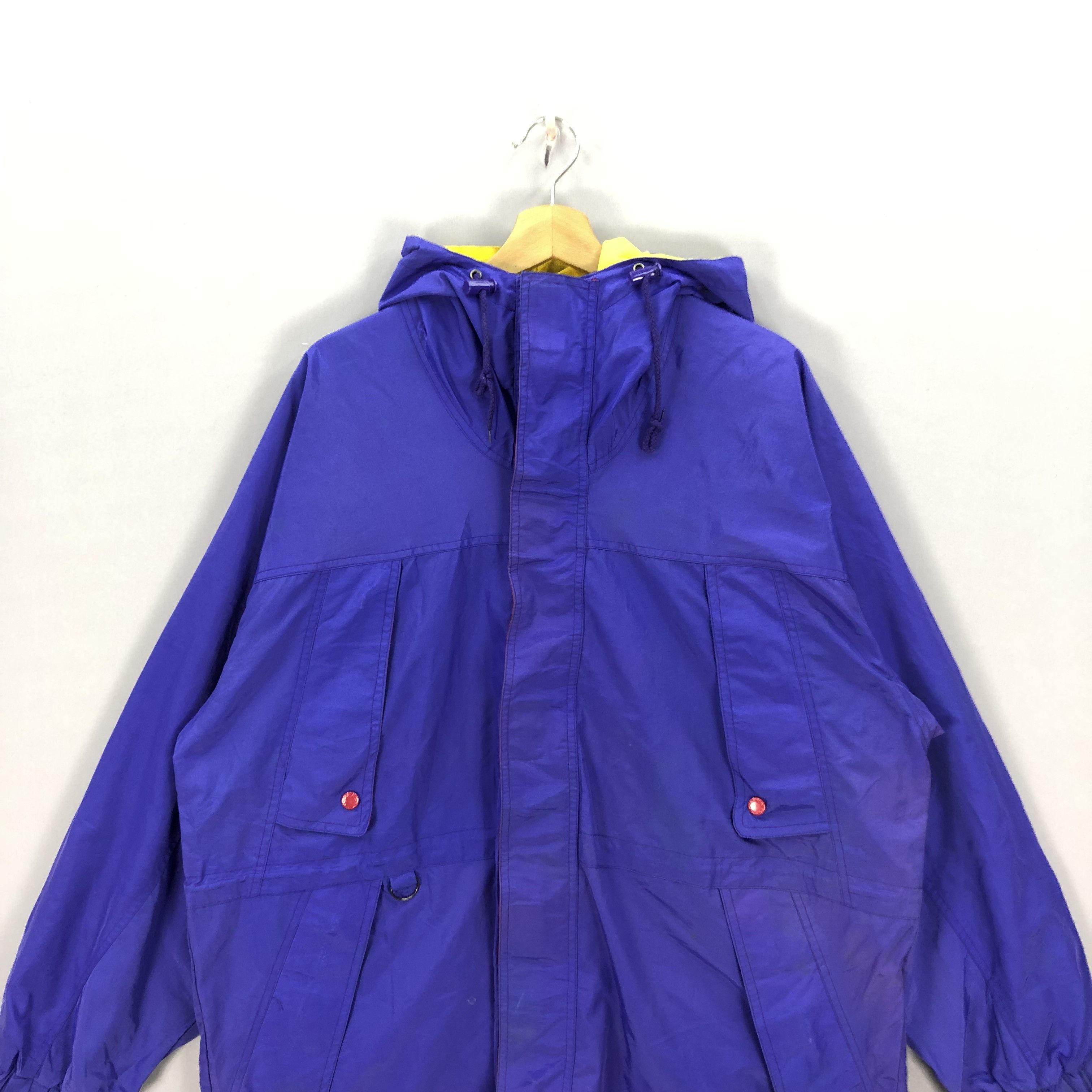 Japanese Brand × Vintage Vintage 90s Blueky Hoodie Windbreaker Zipper Jacket Size US XL / EU 56 / 4 - 3 Thumbnail