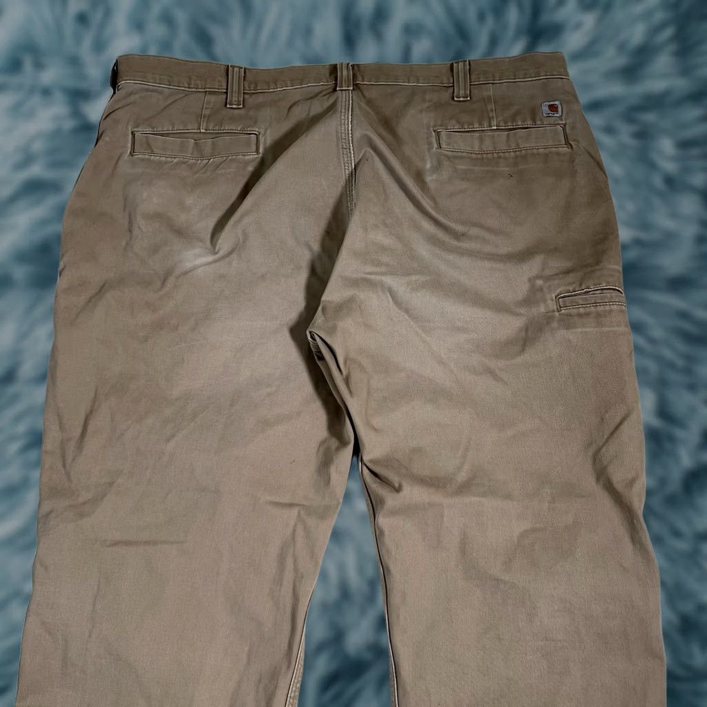 Carhartt Carhartt Relaxed Fit Khaki Work Pants 100095-253 Mens 44x30 Beige Twill Pant Size US 44 / EU 60 - 1 Thumbnail