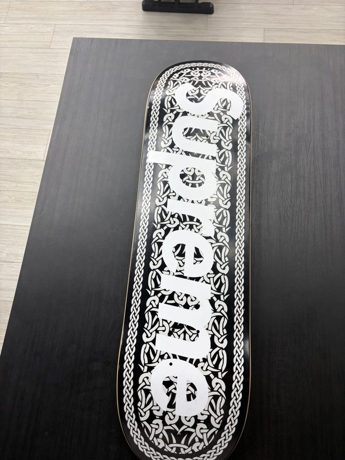 Supreme Supreme Celtic Knot Skateboard Deck Black Size ONE SIZE - 1 Thumbnail