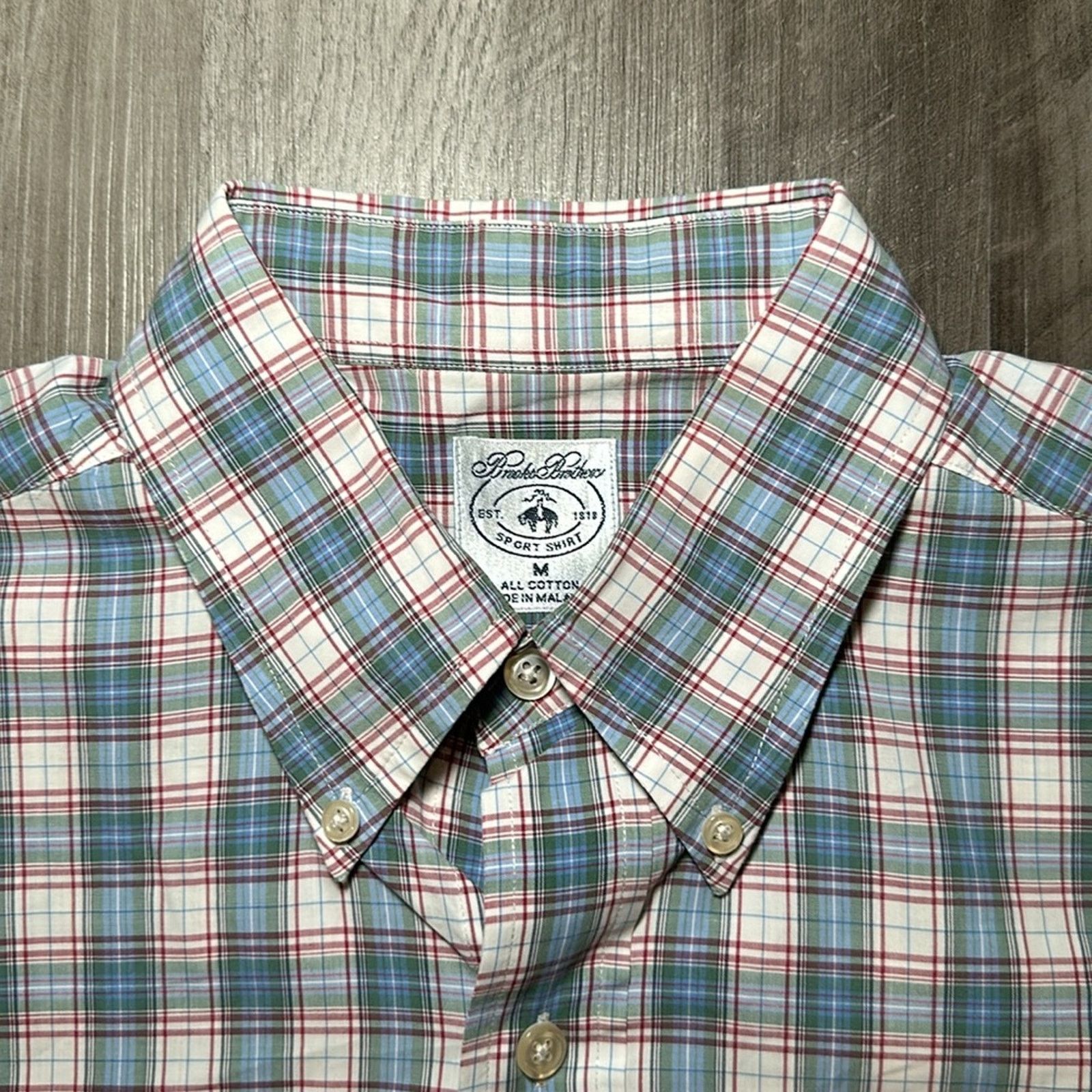 Brooks Brothers Brooks Brothers Soft All Cotton Short Sleeve - Medium Size US M / EU 48-50 / 2 - 5 Thumbnail