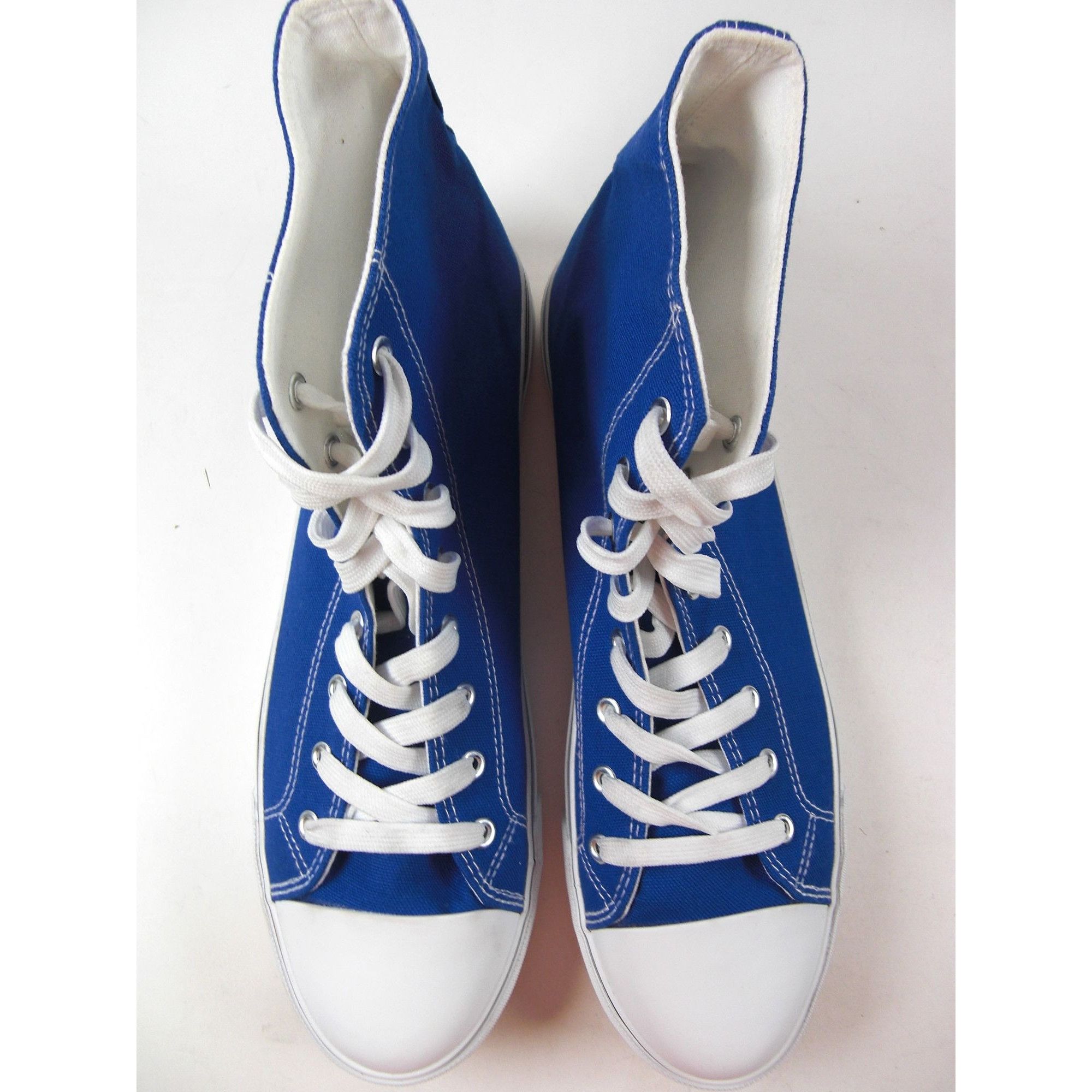 Other Mens Blue High Top Canvas Sneakers Size 13 New Size US 13 / EU 46 - 7 Thumbnail