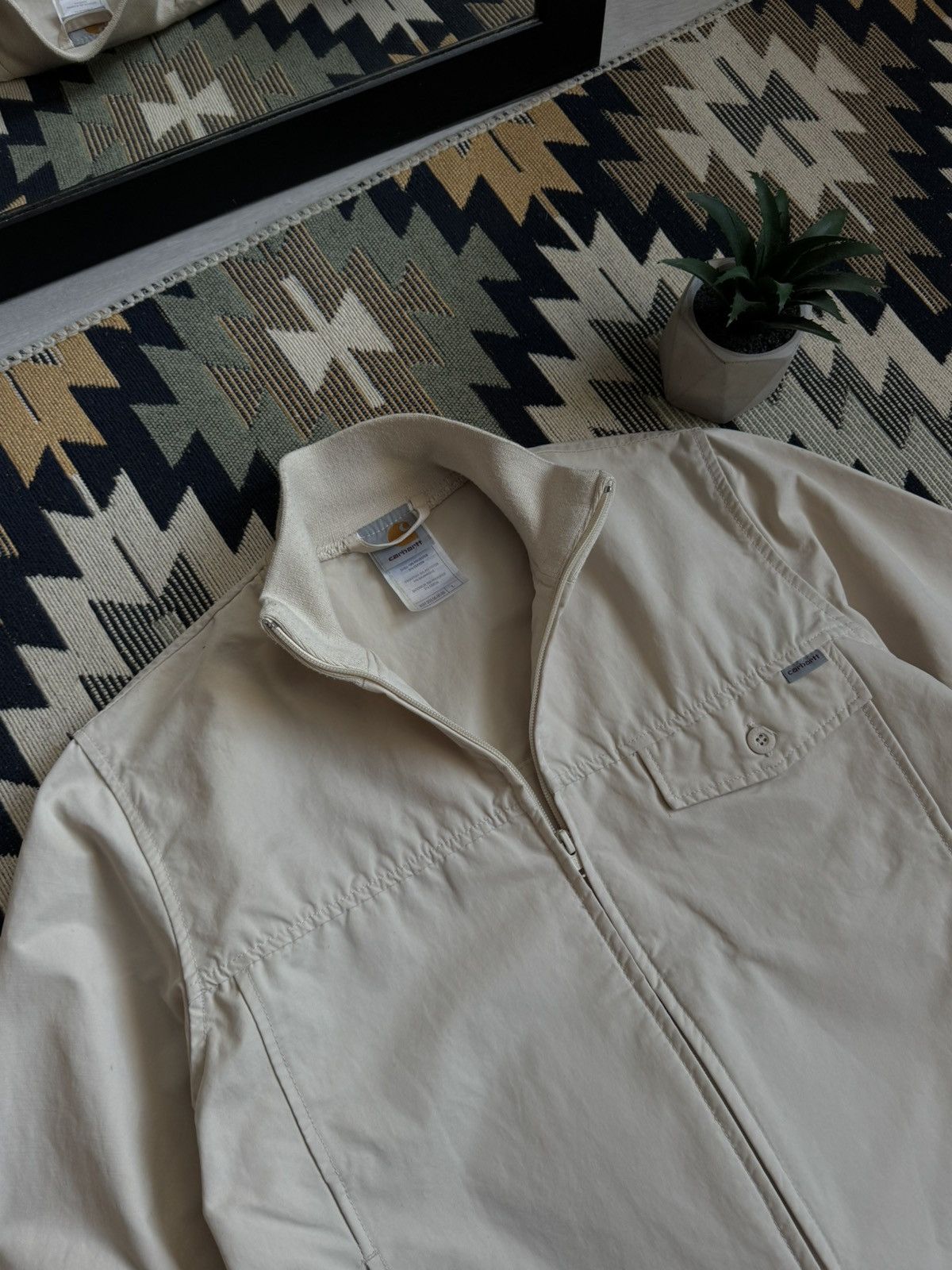 Carhartt Vintage Carhartt Beige Women’s Jacket Size L / US 10 / IT 46 - 4 Thumbnail