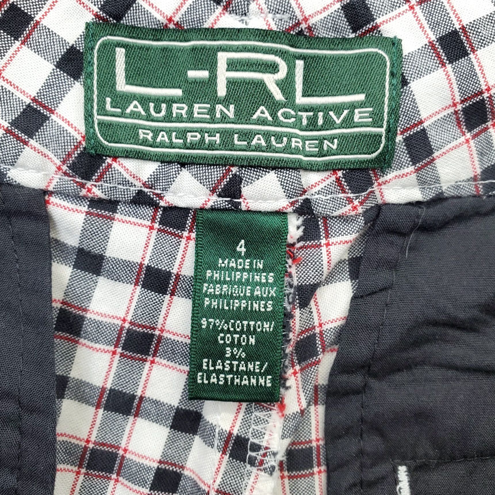 Ralph Lauren Lauren Ralph Lauren Active Bermuda Shorts Womens Size 4 Multicolor Plaid Casual Flat Front Shorts Size 27" / US 4 / IT 40 - 6 Thumbnail