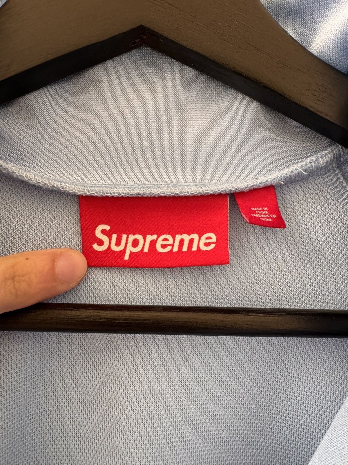 Supreme Supreme SS24 Tricot Track Jacket ‘Light Blue’ Size US M / EU 48-50 / 2 - 3 Thumbnail