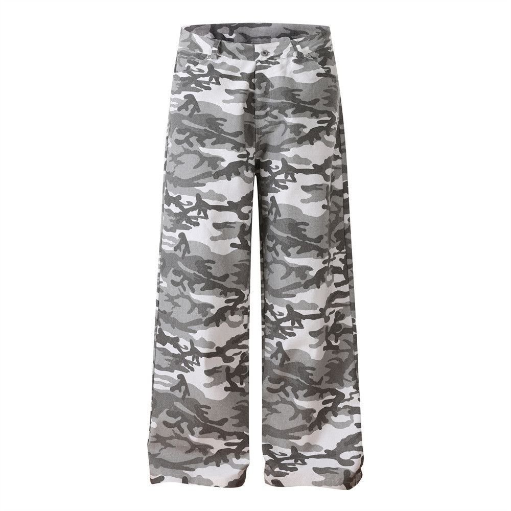 Japanese Brand Men's Retro Japanese Casual Straight Camouflage Trousers Size US 32 / EU 48 - 1 Thumbnail