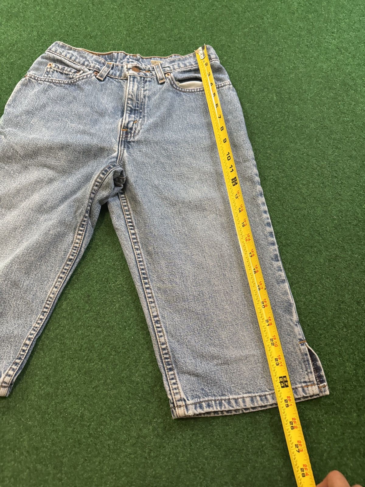 Levi's Vintage Clothing Vintage 90s Levi’s Capri Light Wash Women’s 5 Jr 28 Jeans Size 28" / US 6 / IT 42 - 11 Thumbnail