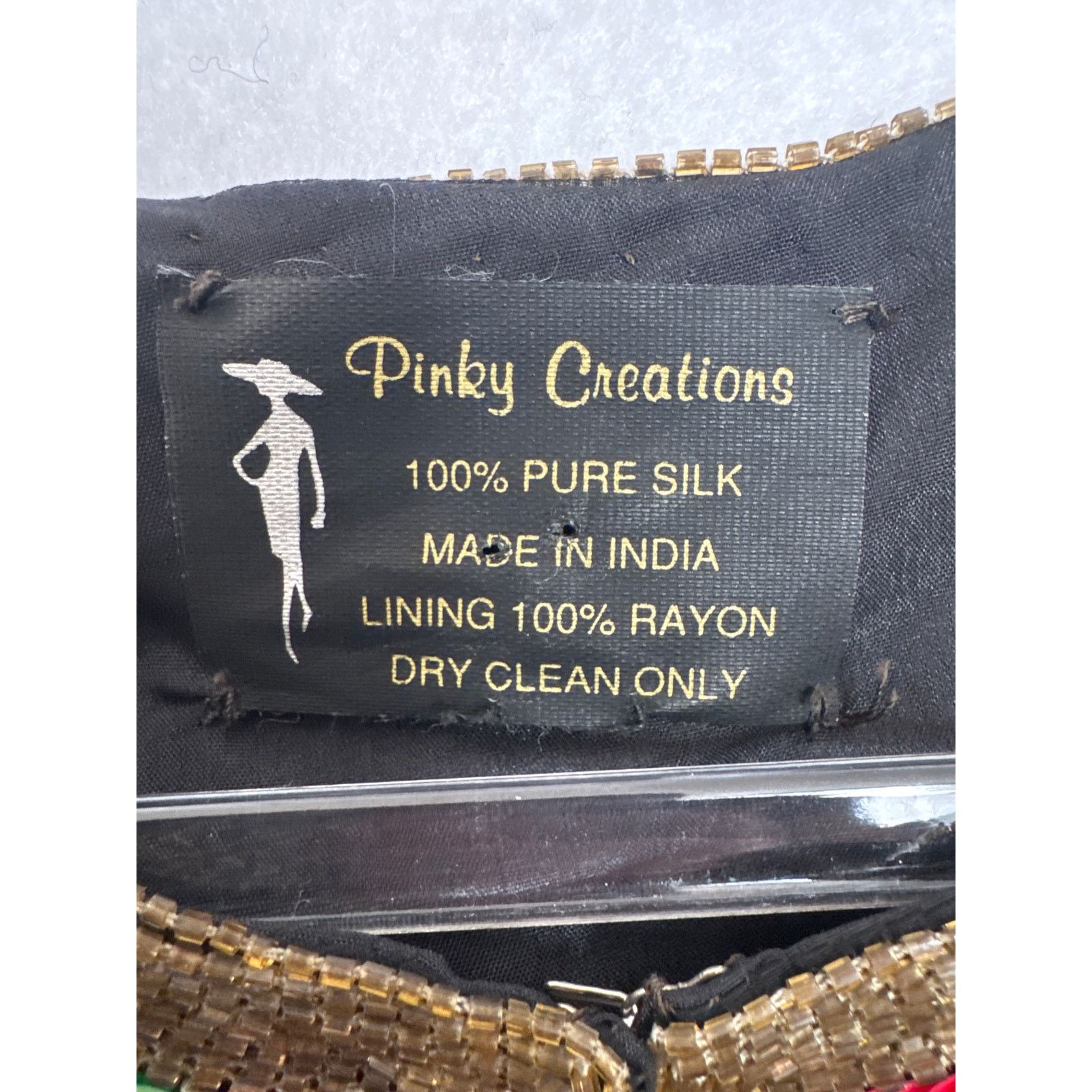 Vintage 1980s Pinky Creations Silk Sequin Jacket Black Medium Size M / US 6-8 / IT 42-44 - 15 Thumbnail