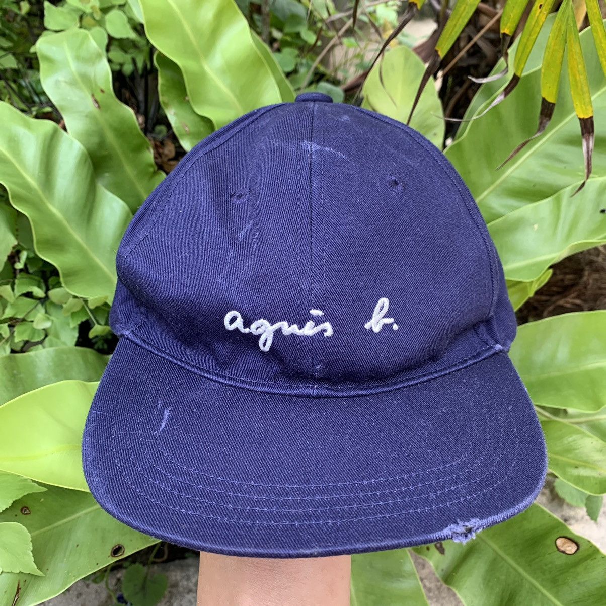 Japanese Brand × Vintage × agnes b. Agnes B Hat Navy Size ONE SIZE - 2 Thumbnail