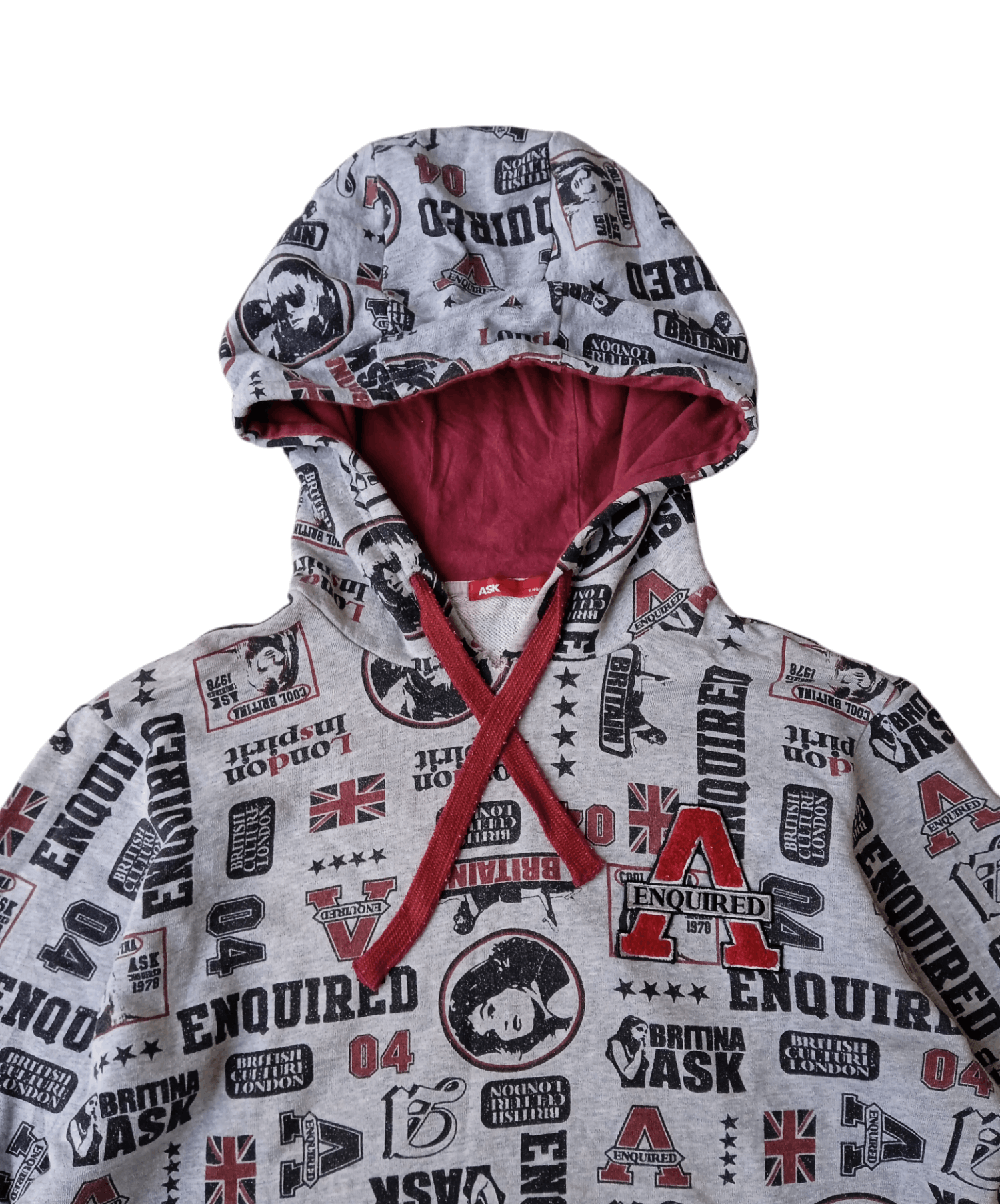 Hysteric Glamour × If Six Was Nine × Japanese Brand Japanesebrand Ask Full Print Y2k Hoodie Size US L / EU 52-54 / 3 - 2 Thumbnail