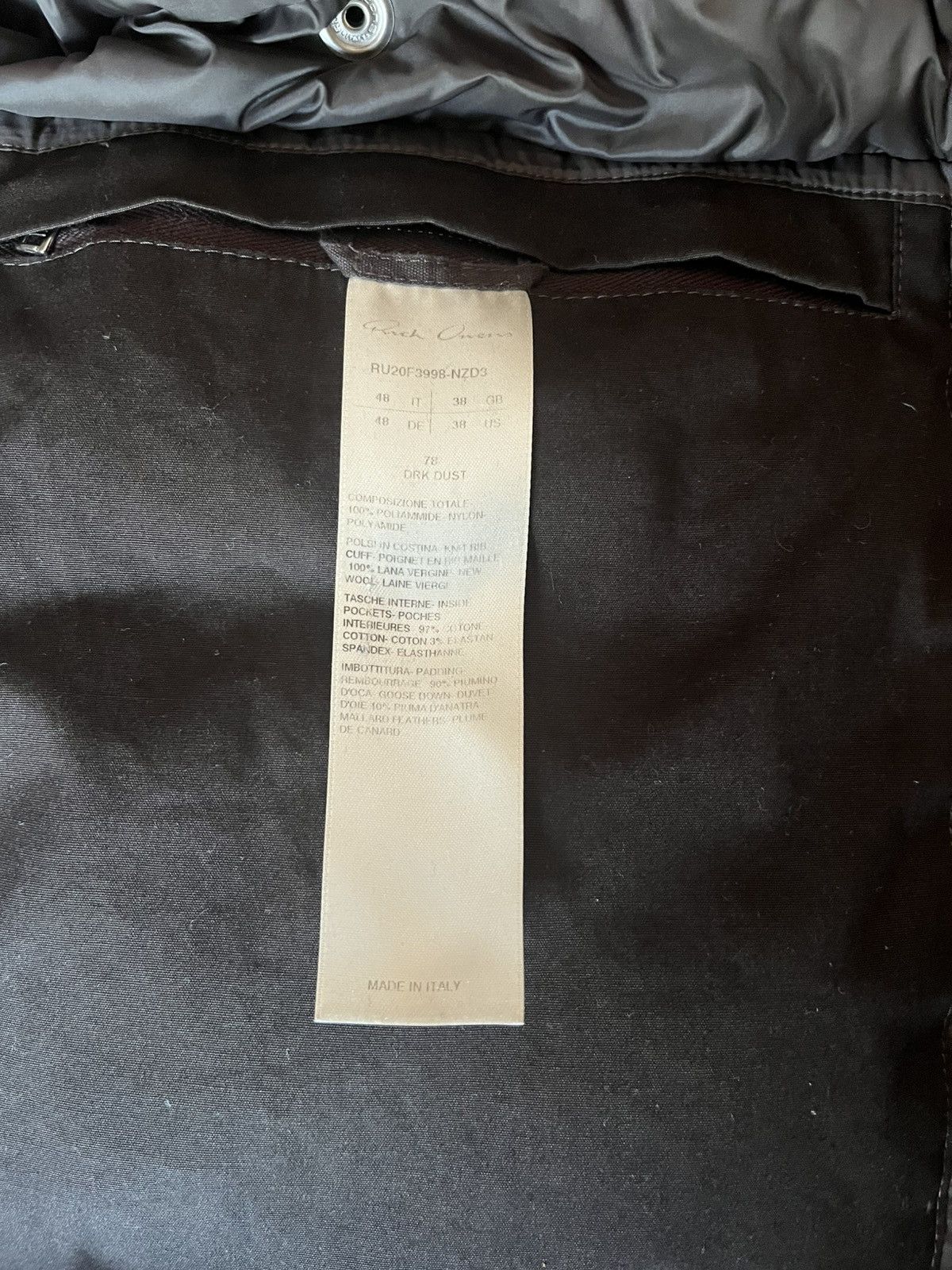 Rick Owens Rick Owens Black Glossy Oversized Puffer Jacket Size US M / EU 48-50 / 2 - 9 Thumbnail