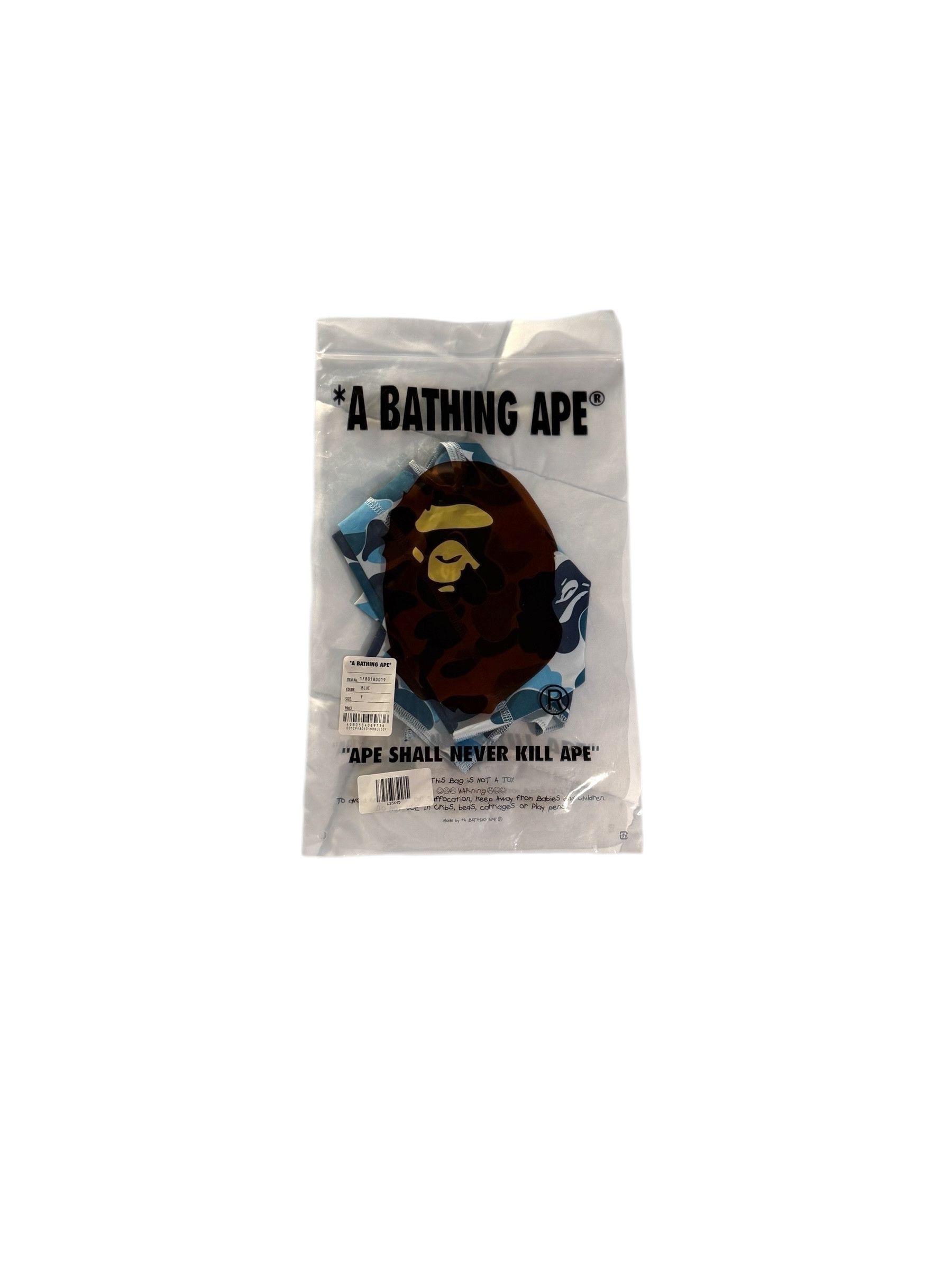 Bape Bape ABC Du-Rag Blue Size ONE SIZE - 2 Thumbnail
