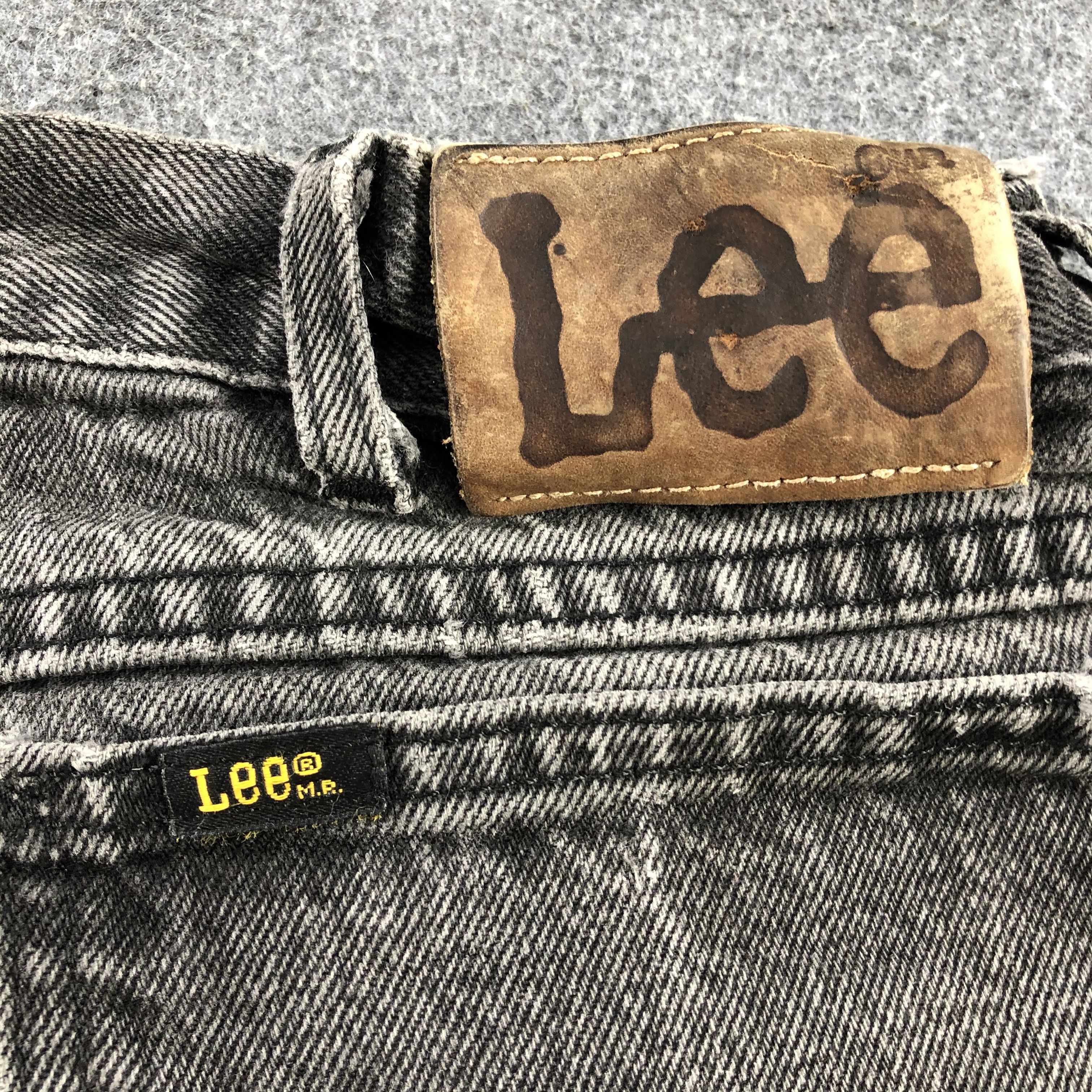 Lee Vintage Faded Blak Lee Jeans-J2271 Size US 35 - 5 Thumbnail