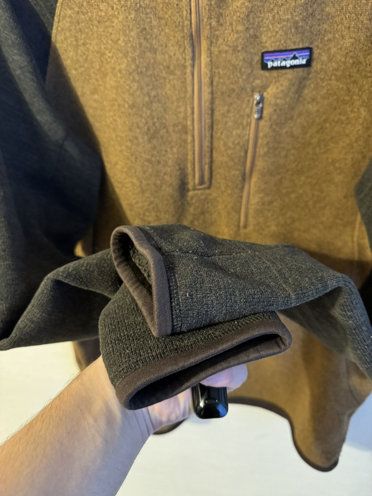 Patagonia × Vintage Vintage Patagonia fleece 1/4 zip sweater Size US M / EU 48-50 / 2 - 6 Thumbnail