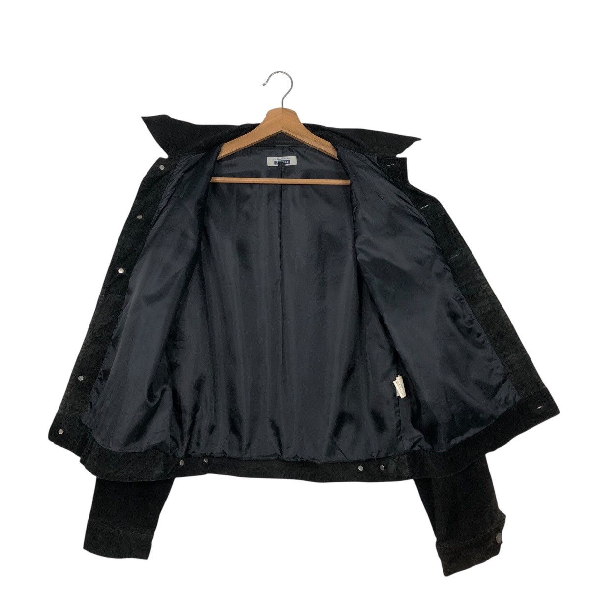 Japanese Brand Prensa Stylish Standard Suede Jacket Black Worker Essential Size US L / EU 52-54 / 3 - 14 Thumbnail
