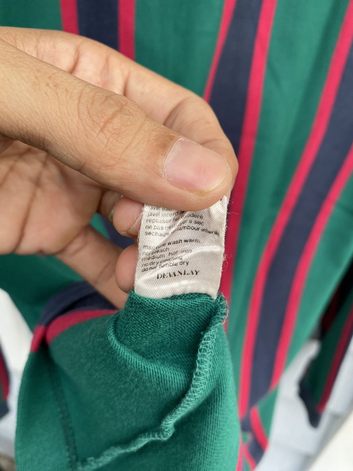 Lacoste MADE IN FRANCE Vintage Lacoste Preppy Striped Rugby Polo Size US M / EU 48-50 / 2 - 18 Thumbnail