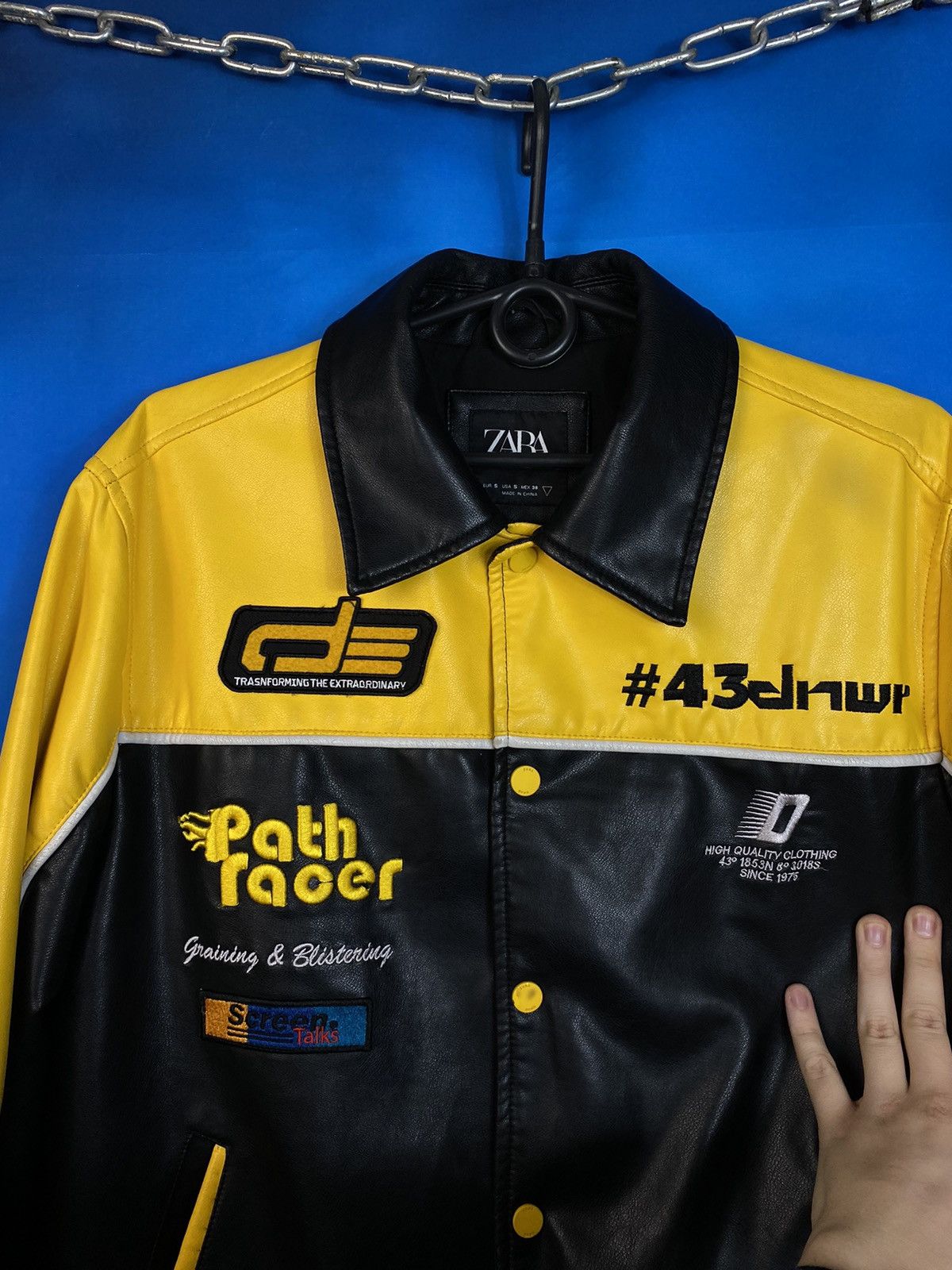 ZAPA Zara x NASCAR racing eco-leather jacket Size US S / EU 44-46 / 1 - 5 Thumbnail