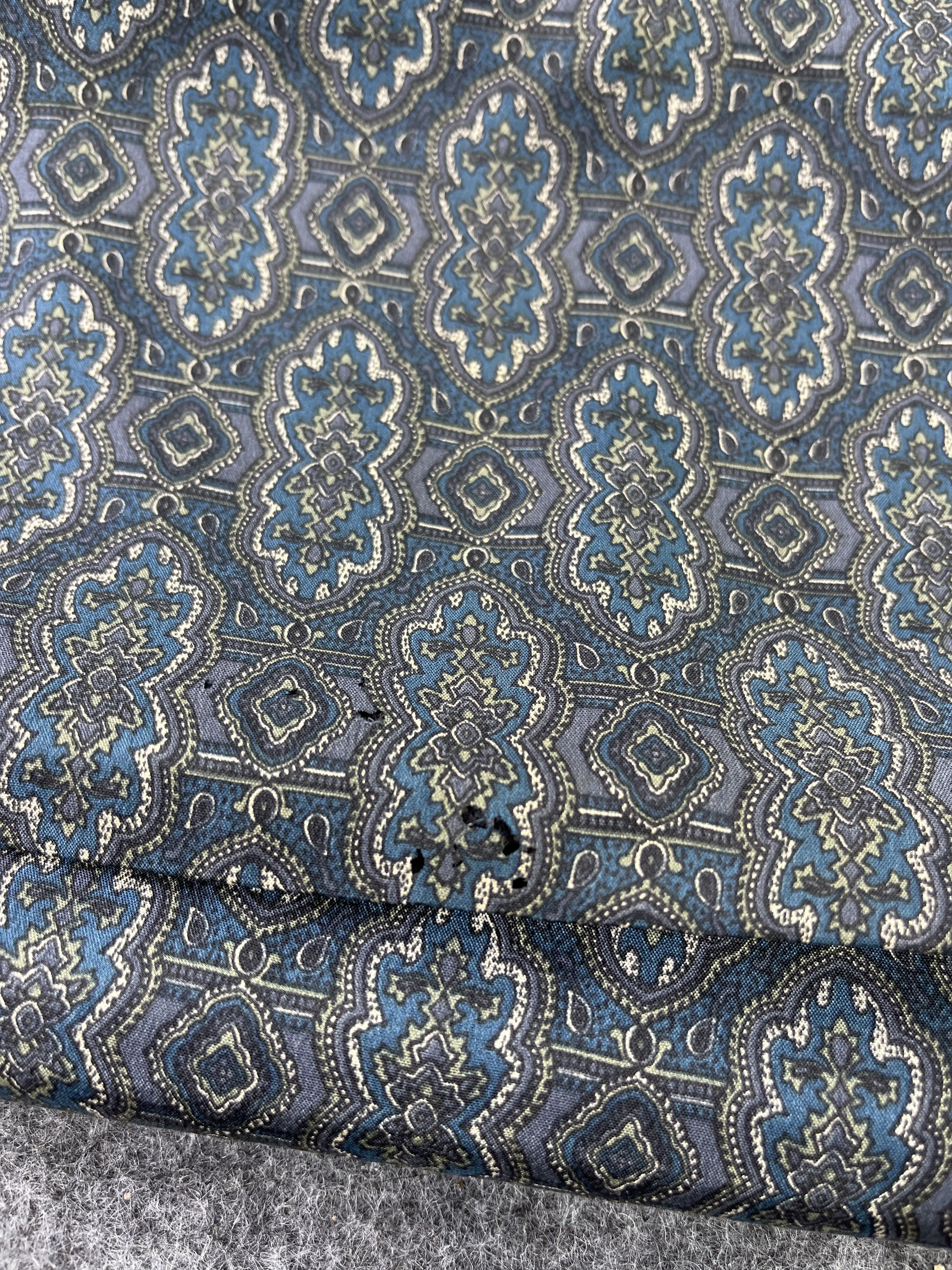 Vintage Marelli Silk Scarf Paisley Scarf / Muffler / Neckwear - T349 Size ONE SIZE - 9 Thumbnail