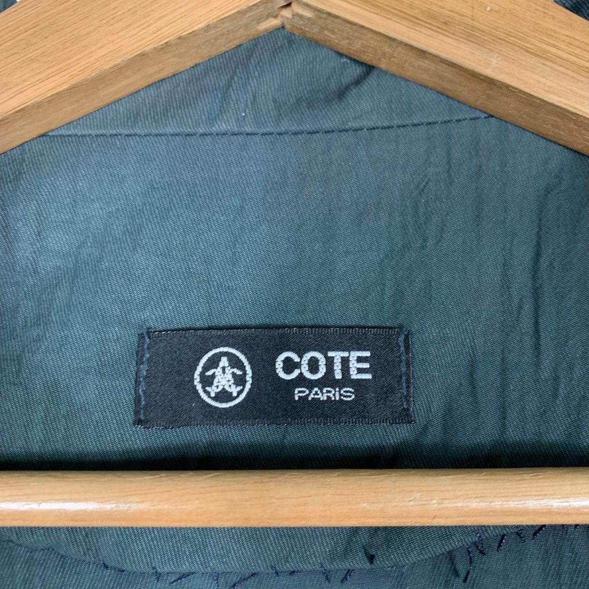 Japanese Brand COTE PARIS Long Coat Avant Garde #1302-C59 Size M / US 6-8 / IT 42-44 - 16 Thumbnail