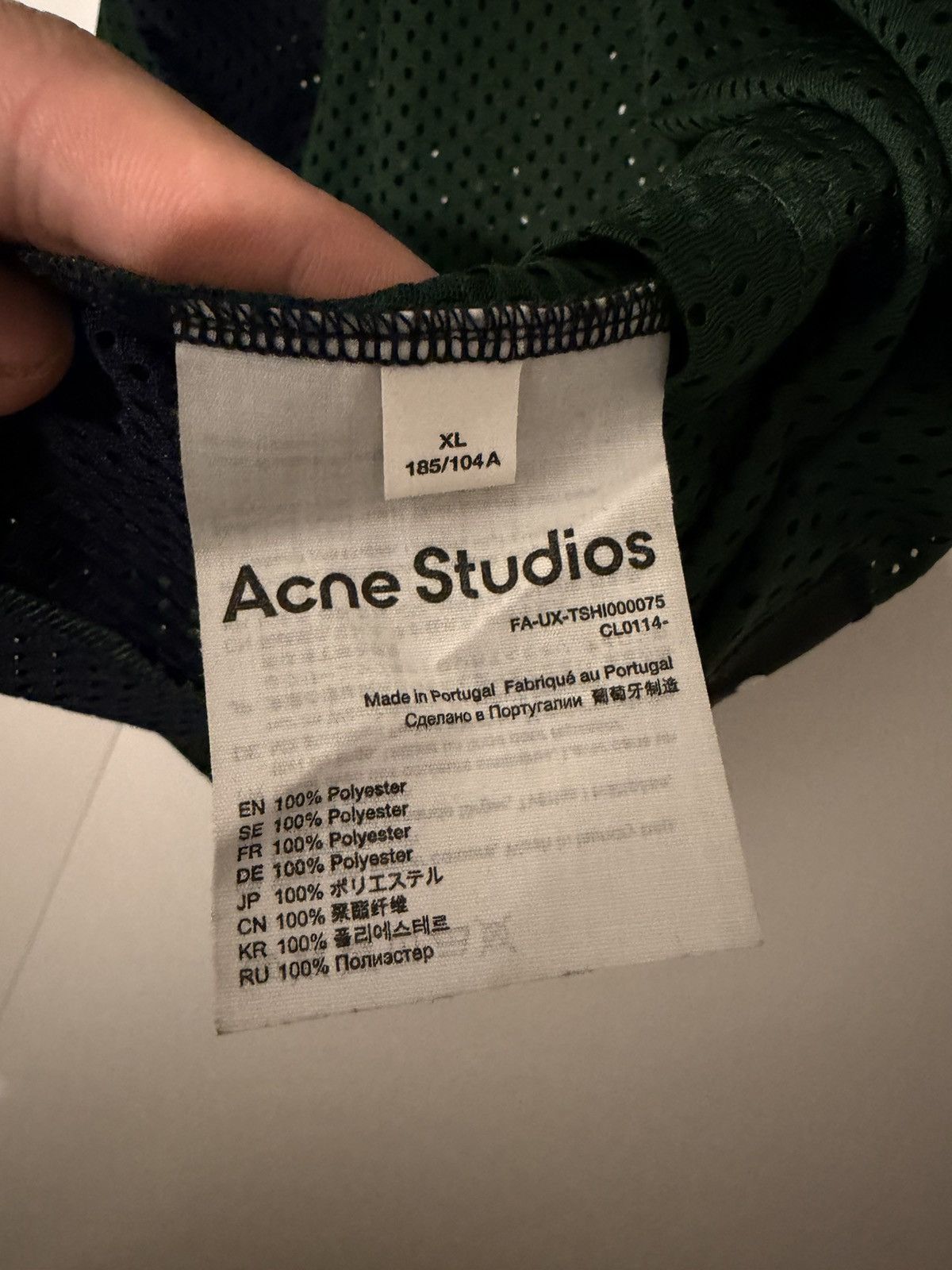 Acne Studios Acne Studios Bottle Green Men’s Jersey Size XL Size US XL / EU 56 / 4 - 5 Thumbnail