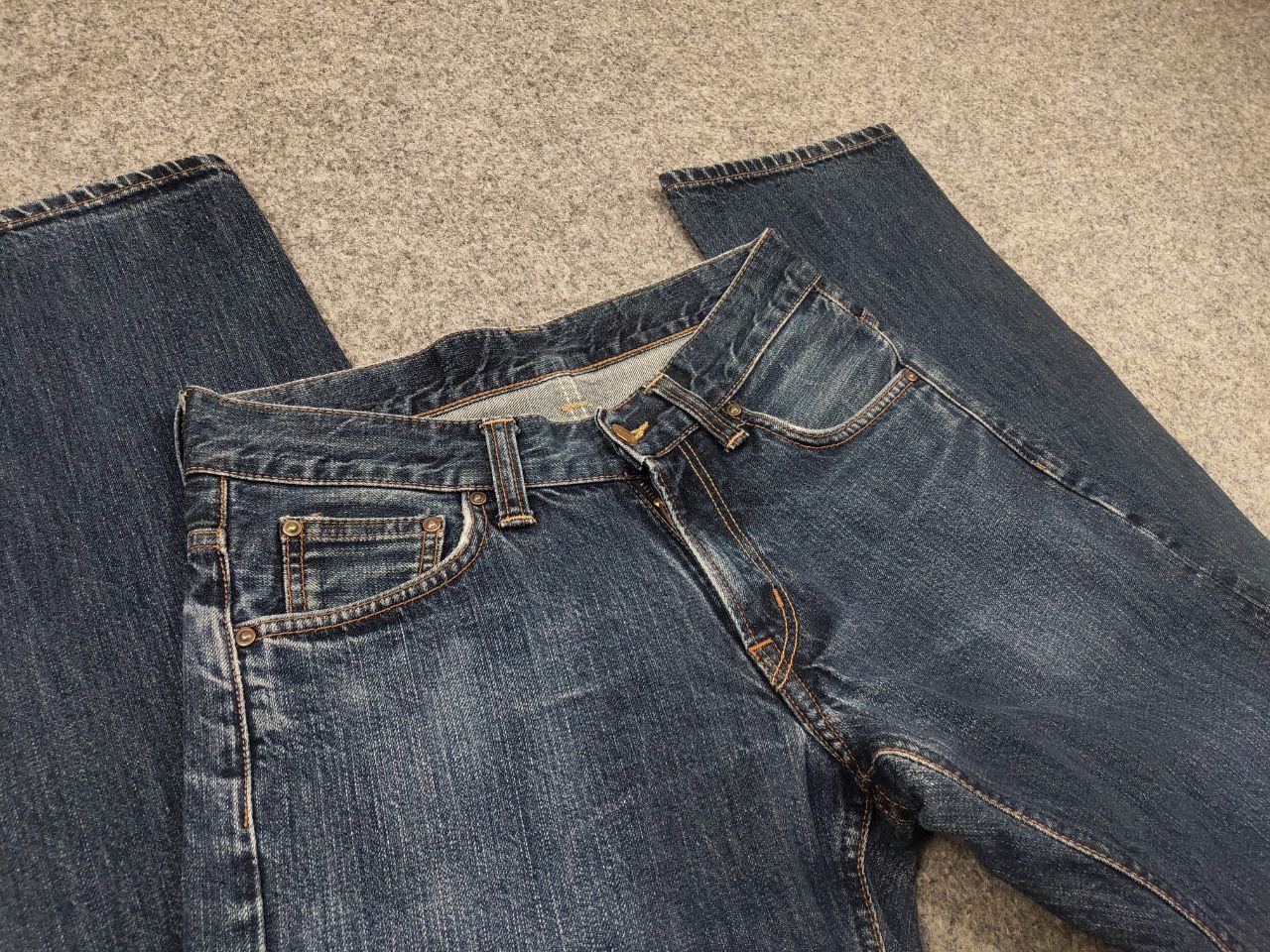 Carhartt Vintage 90's Carhartt Work Pronco Pocket Faded denim Jeans Size US 28 / EU 44 - 9 Thumbnail
