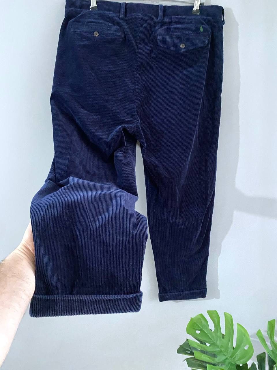 Polo Ralph Lauren Polo Ralph Lauren Men's Pleated Baggy Corduroy Pants W35/L27 Size US 35 - 16 Thumbnail