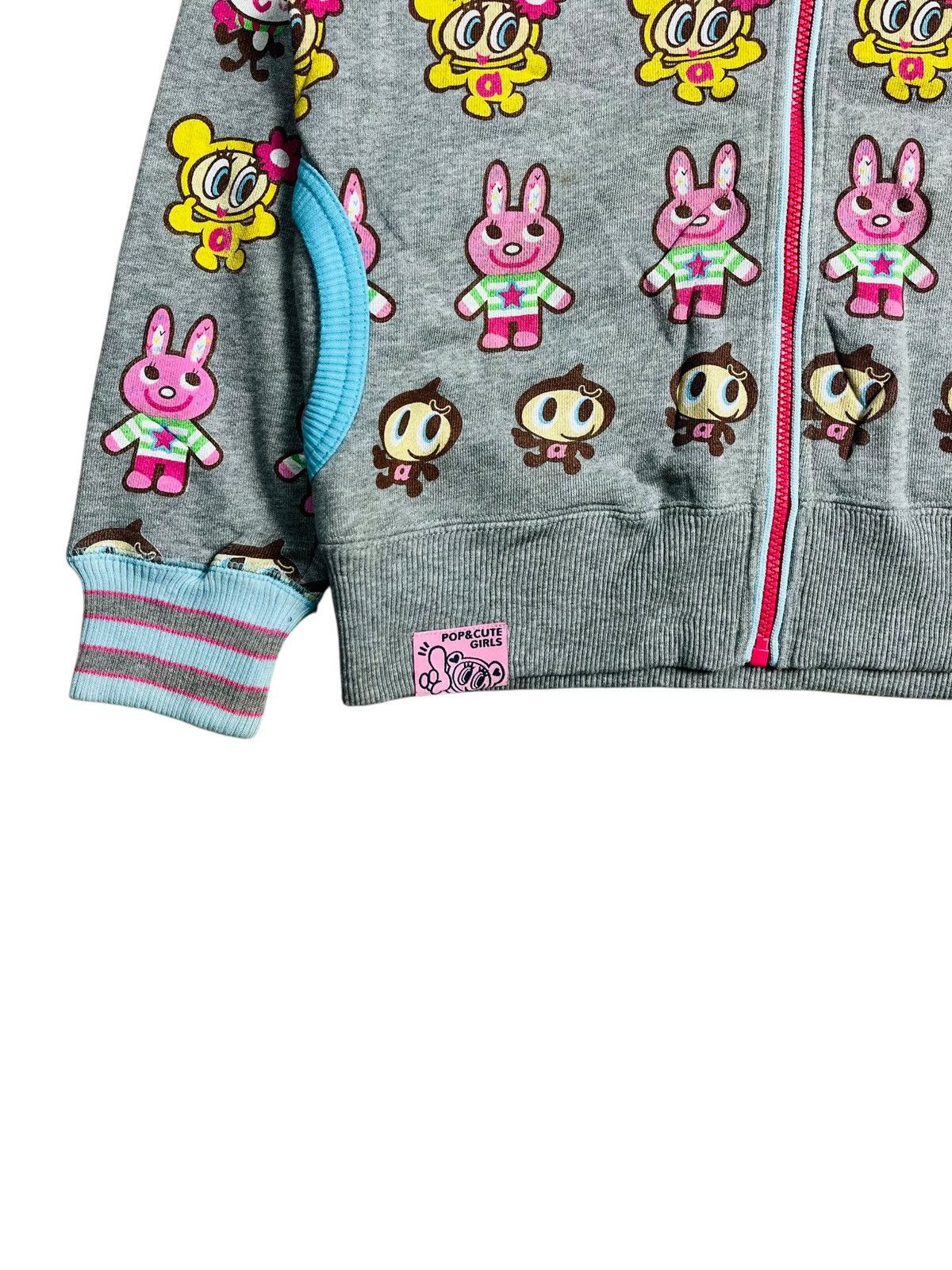Angel Blue 2000s Angel Blue - Full Printed Mascots Zip Hoodie Size S / US 4 / IT 40 - 4 Thumbnail