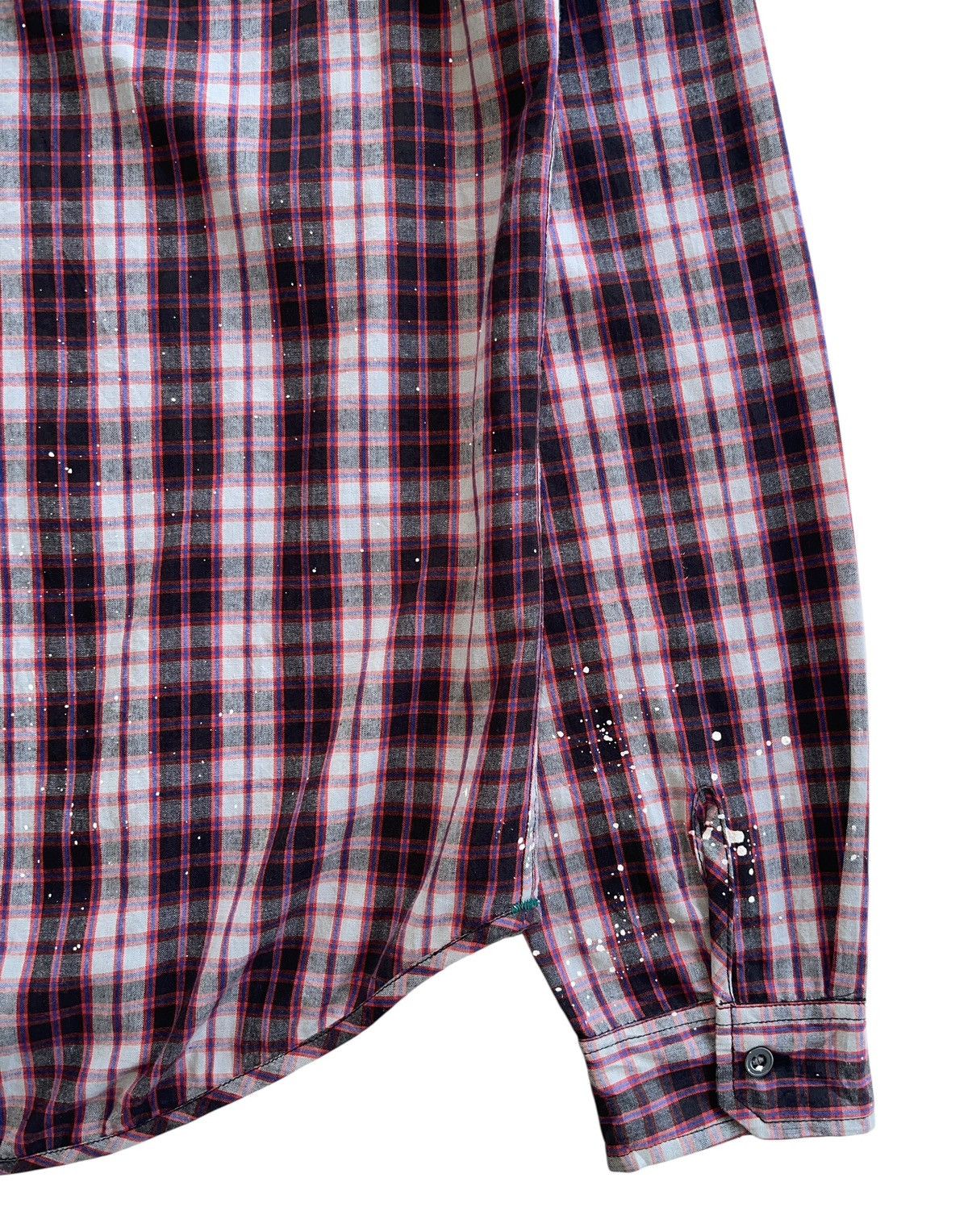 Burkman Bros Burkman Bros Paint Splatted Flannel Shirt Size US M / EU 48-50 / 2 - 9 Thumbnail