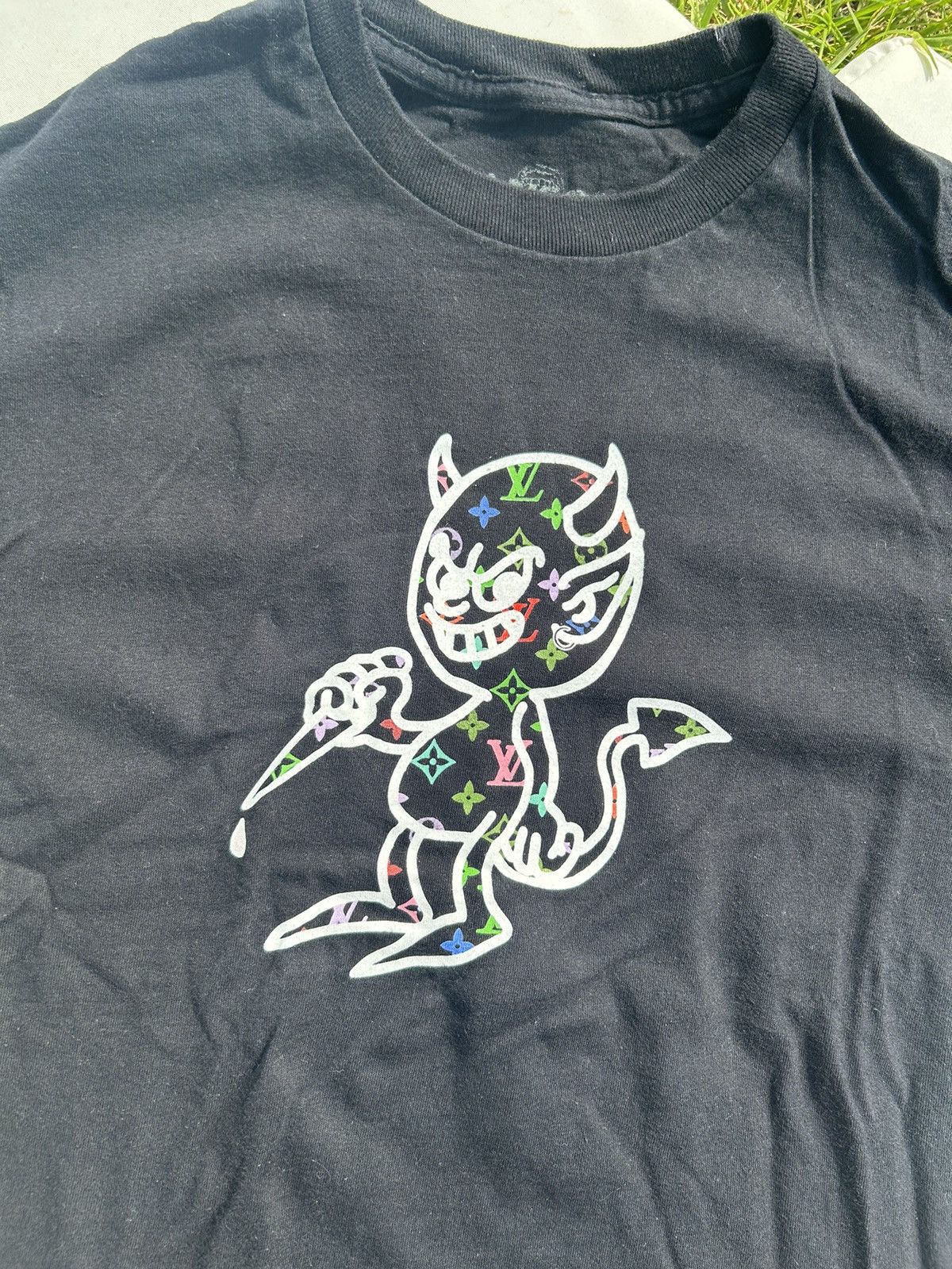 Ransom Clothing Ransom Clothing - Vouis Luitton Black T Shirt - Medium Size US M / EU 48-50 / 2 - 2 Thumbnail