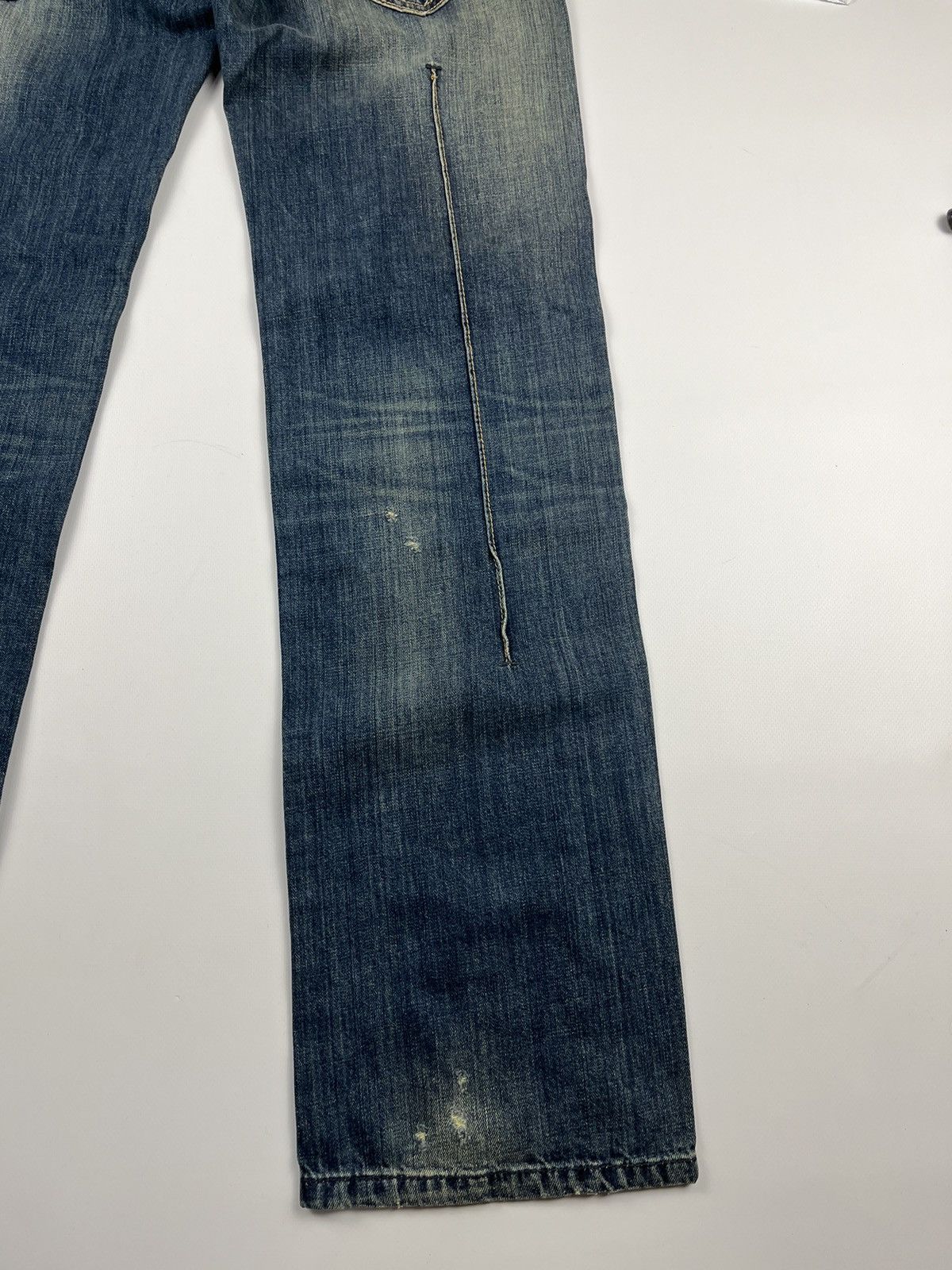 Other Jeans Dirty Pants faded crash denim thrashed y2k distressed Size US 32 / EU 48 - 18 Thumbnail