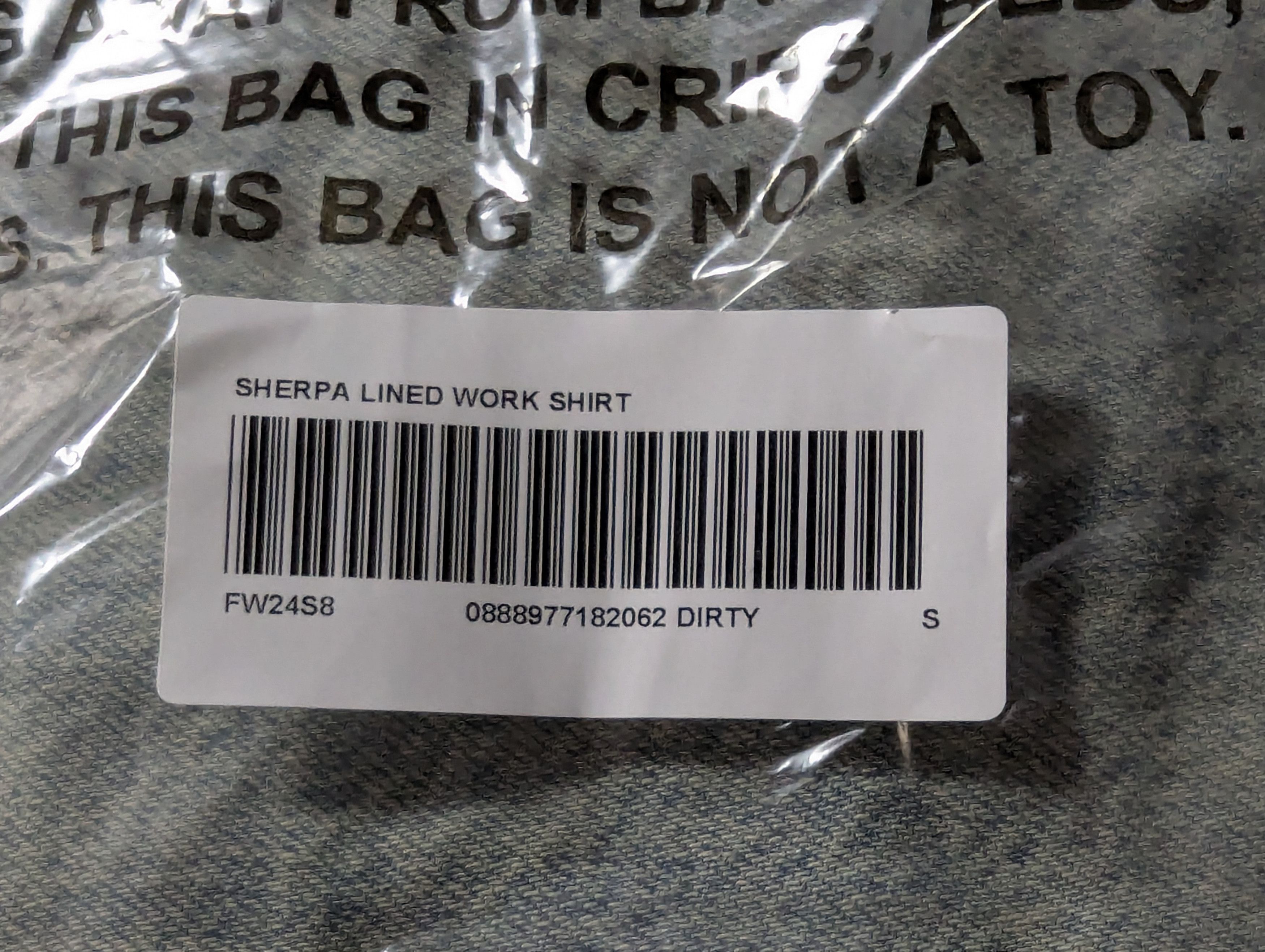 Supreme Sherpa Lined Work Shirt Size US S / EU 44-46 / 1 - 9 Thumbnail