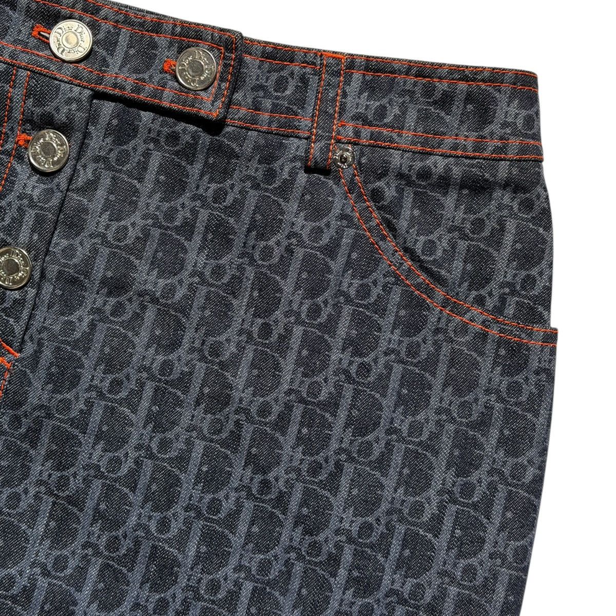 Dior SS06 Flight monogram denim skirt Size 28" / US 6 / IT 42 - 2 Thumbnail