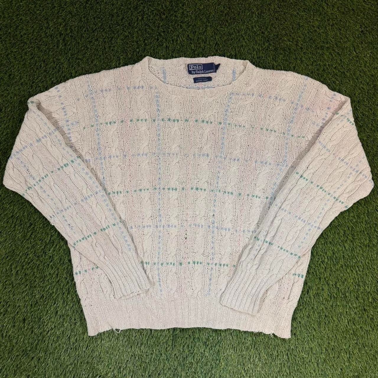 Polo Ralph Lauren Vintage Preppy Polo Ralph Lauren cable knit grandma sweater Size M / US 6-8 / IT 42-44 - 1 Thumbnail