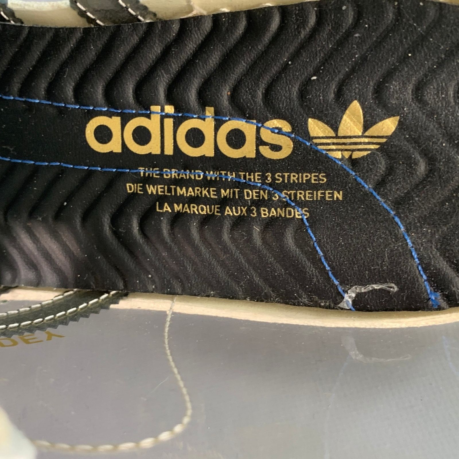 Adidas ADIDAS Size 9 White Black See-Through Acetate Ankle Sneakers Size US 9 / EU 42 - 8 Thumbnail