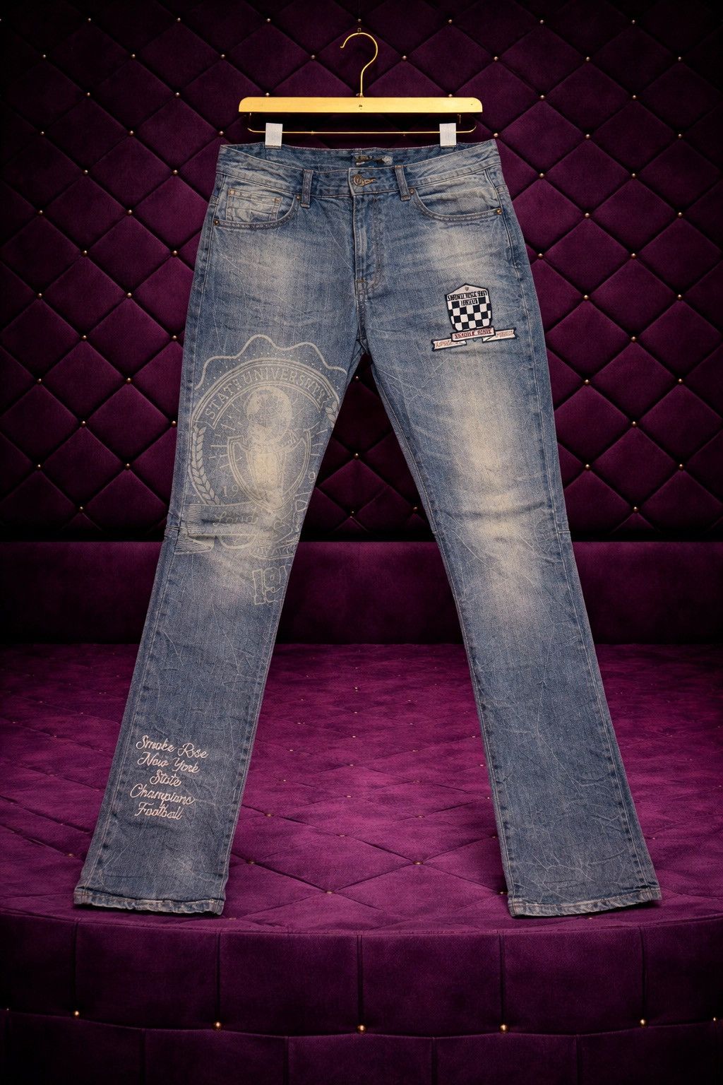 Other VINTAGE DISTRESSED SLIM FIT DENIM JEANS Size US 32 / EU 48 - 1 Preview
