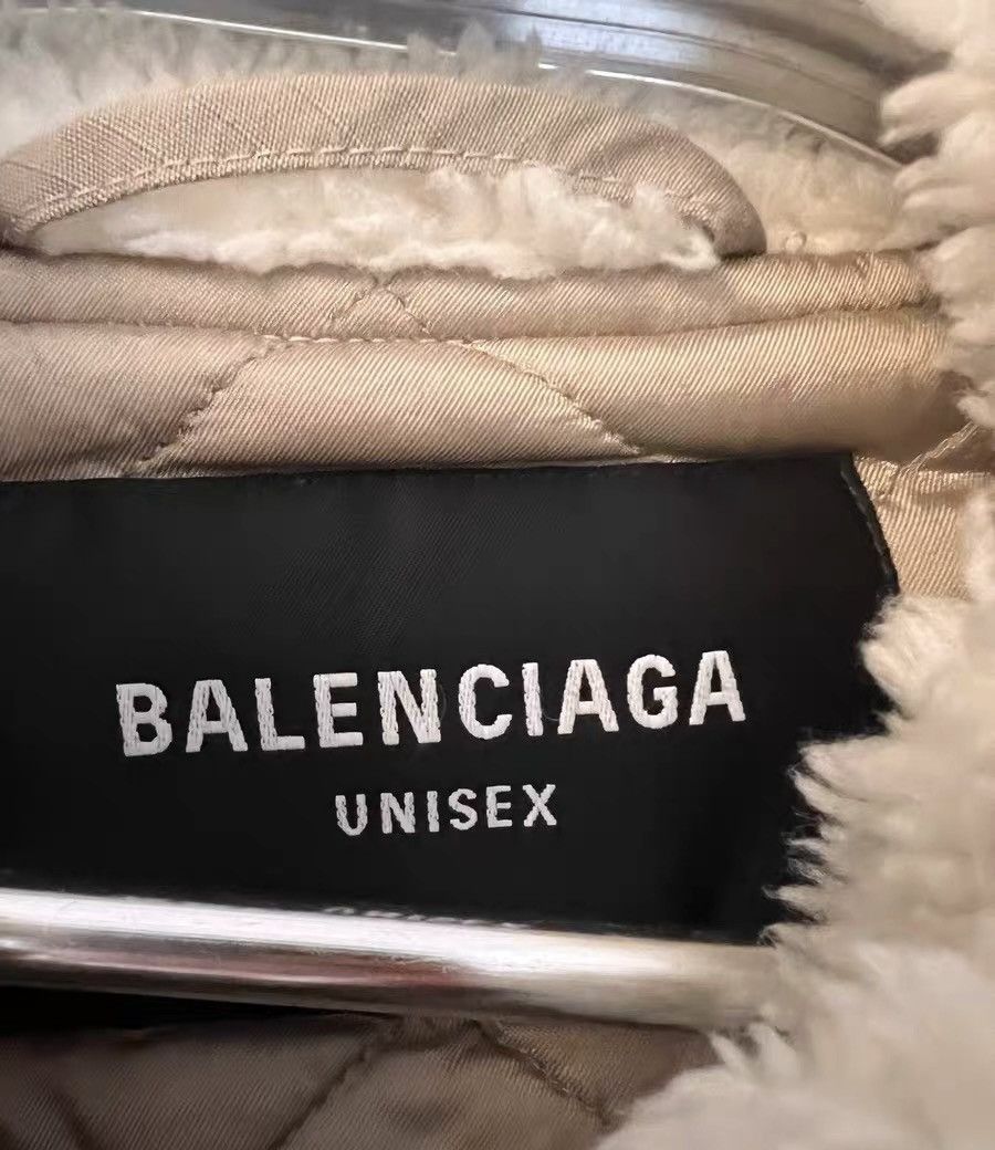 Balenciaga Balenciaga Khaki MA1 Bomber Jacket with Shearling Collar Size US L / EU 52-54 / 3 - 5 Thumbnail