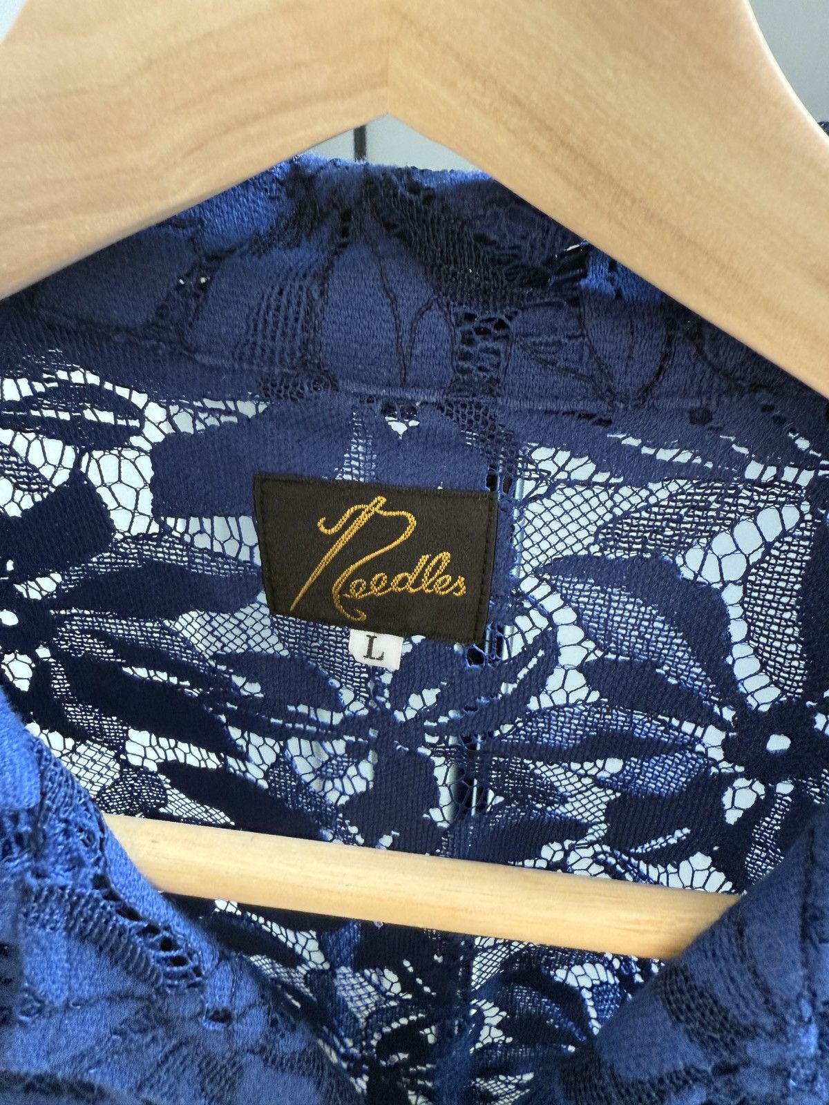 Needles Needles Floral Lace Shirt Size L Size US L / EU 52-54 / 3 - 3 Thumbnail
