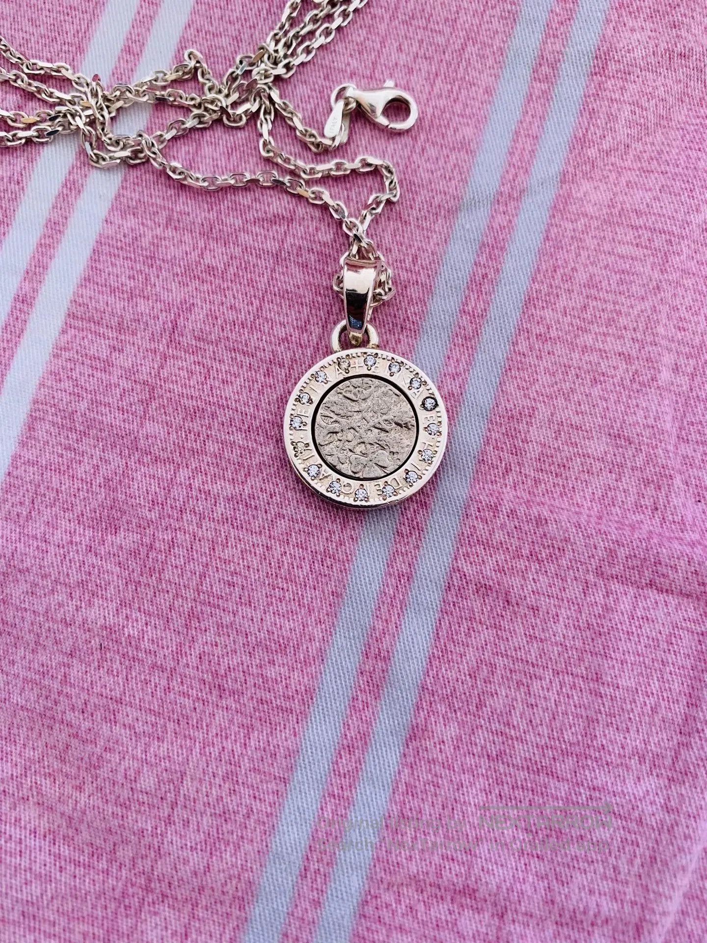 AQUA AQUA SILVER Adjustable Unisex Necklace. Size ONE SIZE - 2 Thumbnail