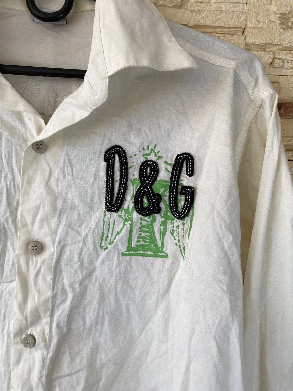 Dolce & Gabbana Archive Dolce Gabbana Big Logo Men’s Shirt Size US M / EU 48-50 / 2 - 3 Thumbnail