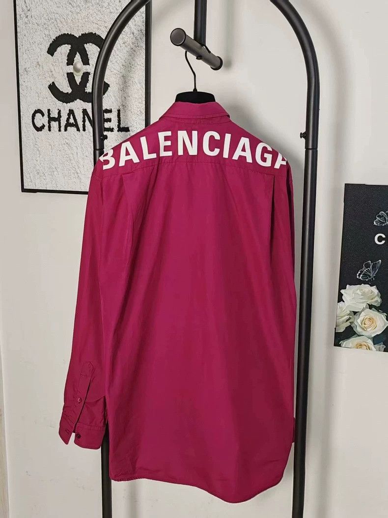 Balenciaga Balenciaga Big Logo Shirt - dmc Size US M / EU 48-50 / 2 - 1 Thumbnail