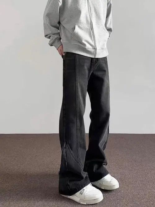 VIBE Vintage street wash baggy casual jeans Size US 30 / EU 46 - 1 Preview