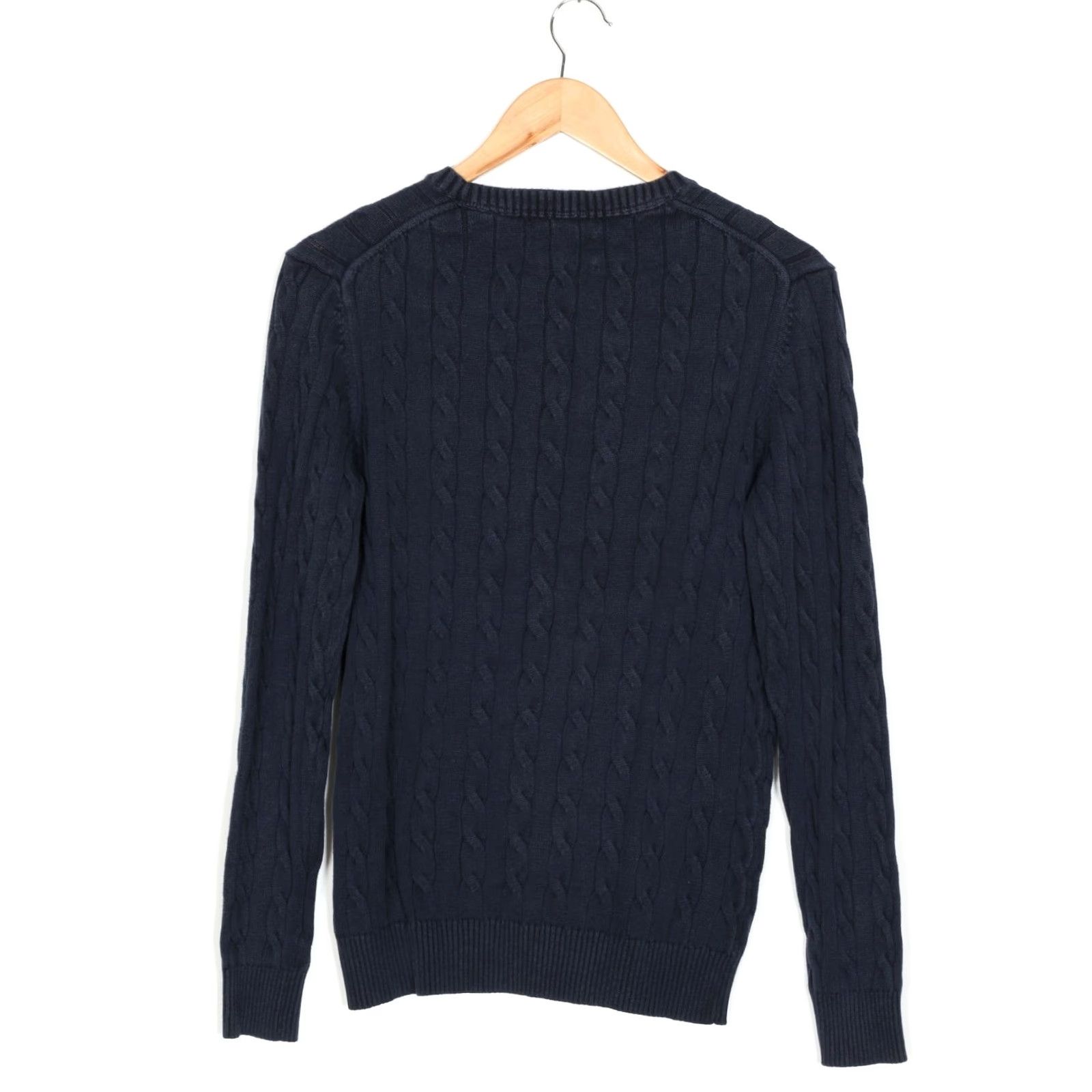 Gant GANT Jumper Sweater Men Size S Cotton Crew Neck VR0458 blue Cable Knit Size US S / EU 44-46 / 1 - 3 Thumbnail