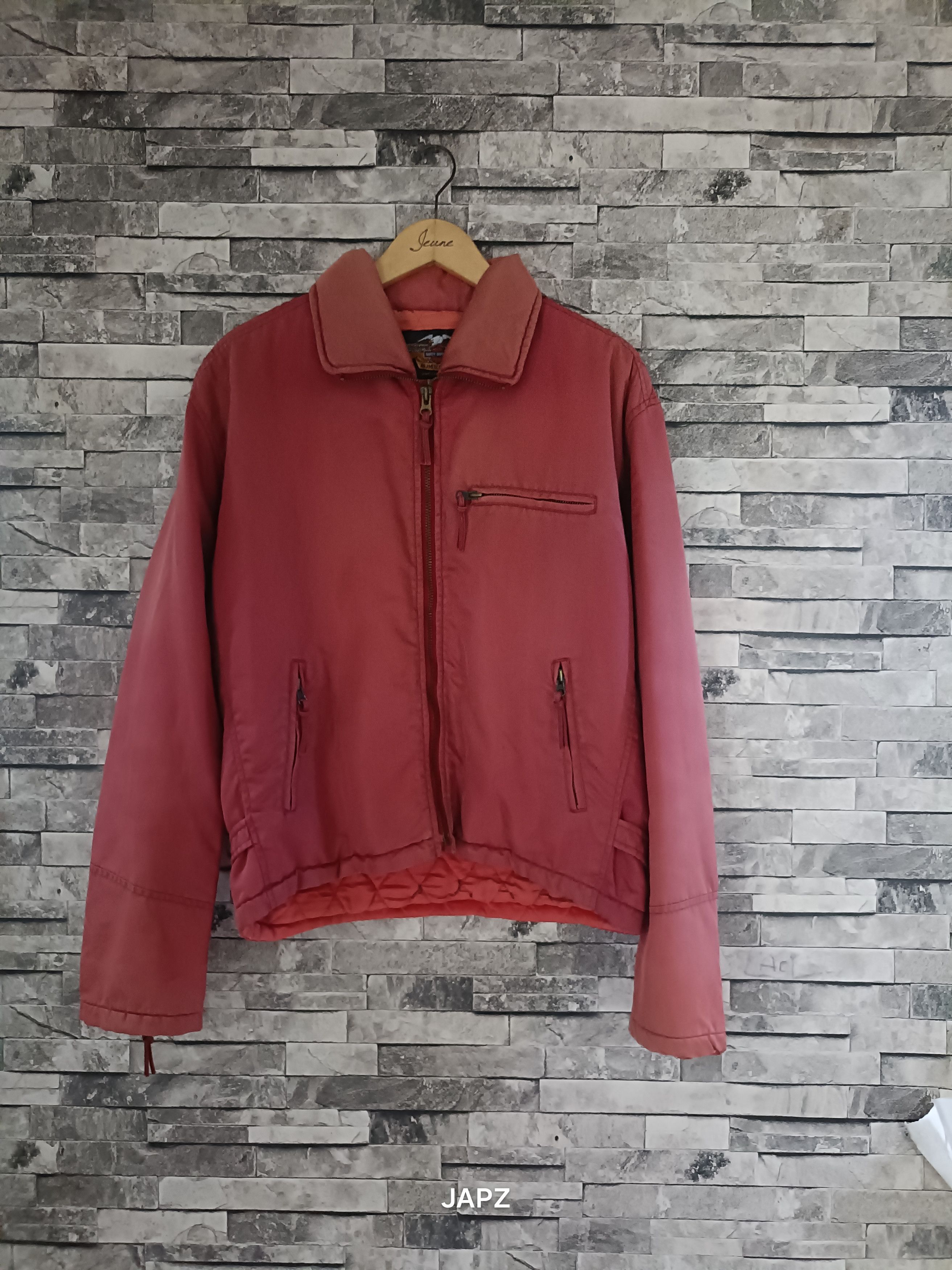Harley Davidson × Vintage Very rare VTG Harley Davidson Milwaukee iron chopper jacket Size US L / EU 52-54 / 3 - 8 Thumbnail