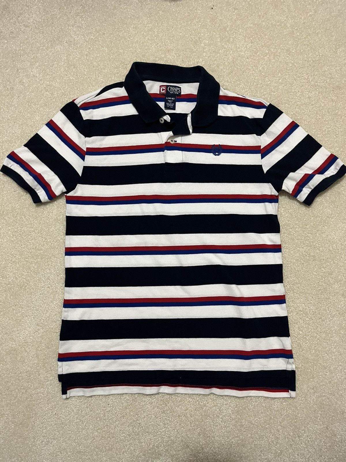 Chaps Chaps Striped Polo Size US XS / EU 42 / 0 - 1 Thumbnail